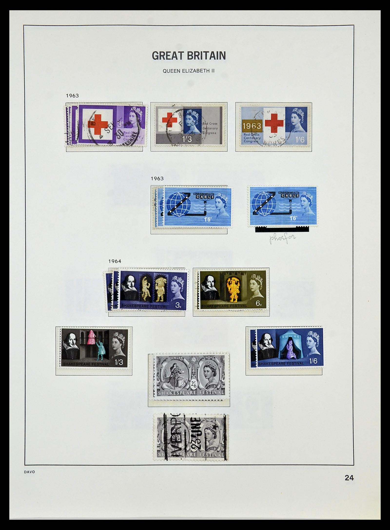 33999 027 - Postzegelverzameling 33999 Engeland 1841-2000.