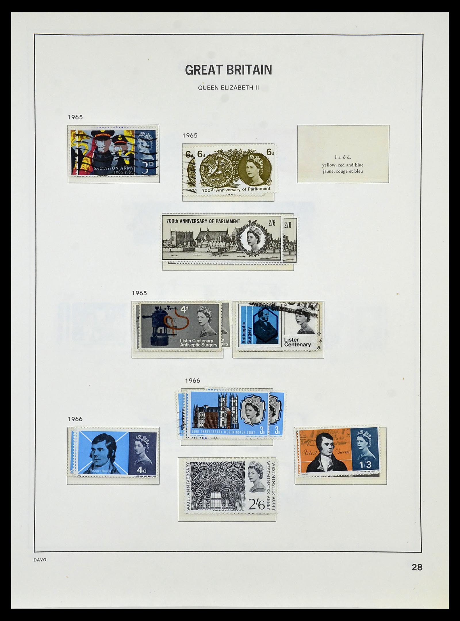 33999 031 - Postzegelverzameling 33999 Engeland 1841-2000.
