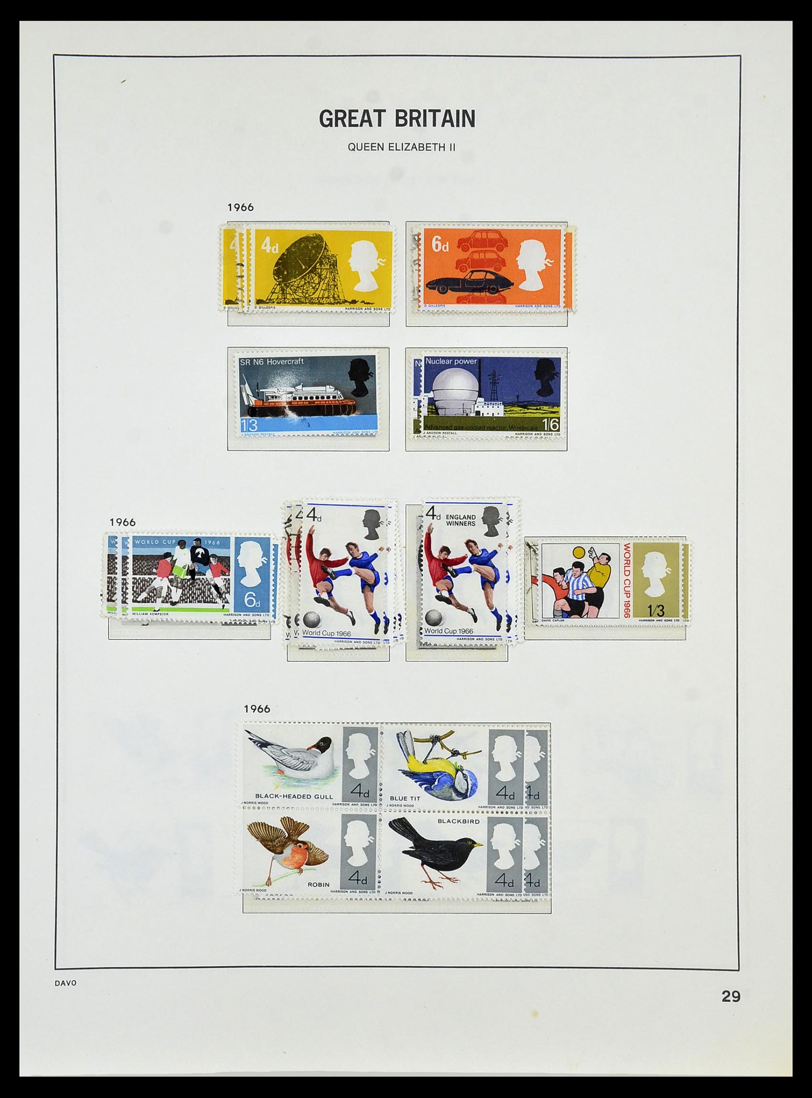 33999 032 - Postzegelverzameling 33999 Engeland 1841-2000.