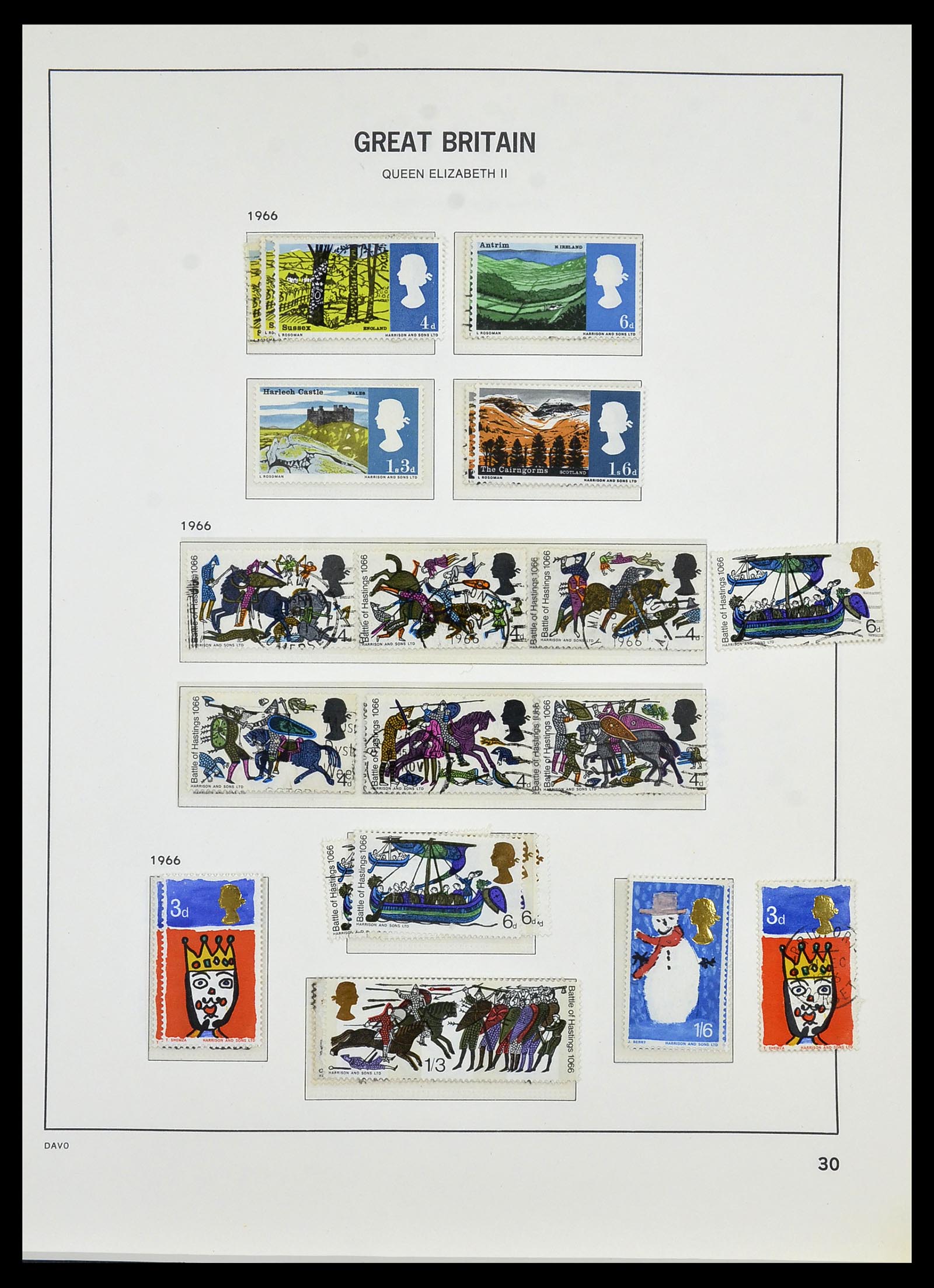 33999 034 - Postzegelverzameling 33999 Engeland 1841-2000.
