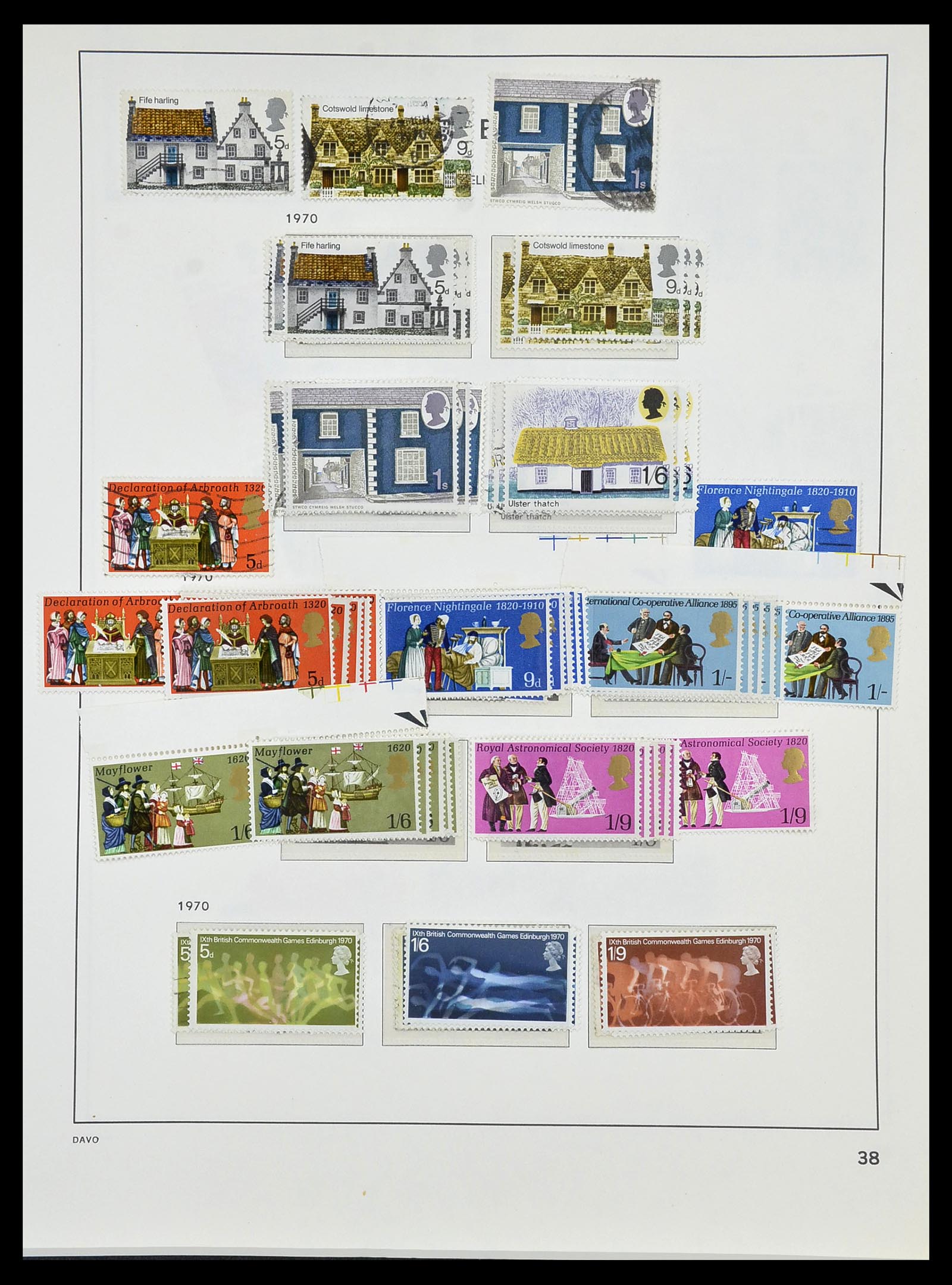 33999 043 - Postzegelverzameling 33999 Engeland 1841-2000.