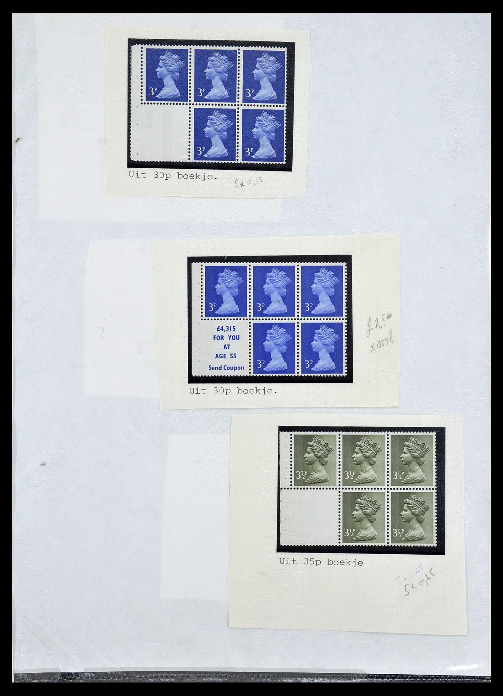 33999 047 - Postzegelverzameling 33999 Engeland 1841-2000.