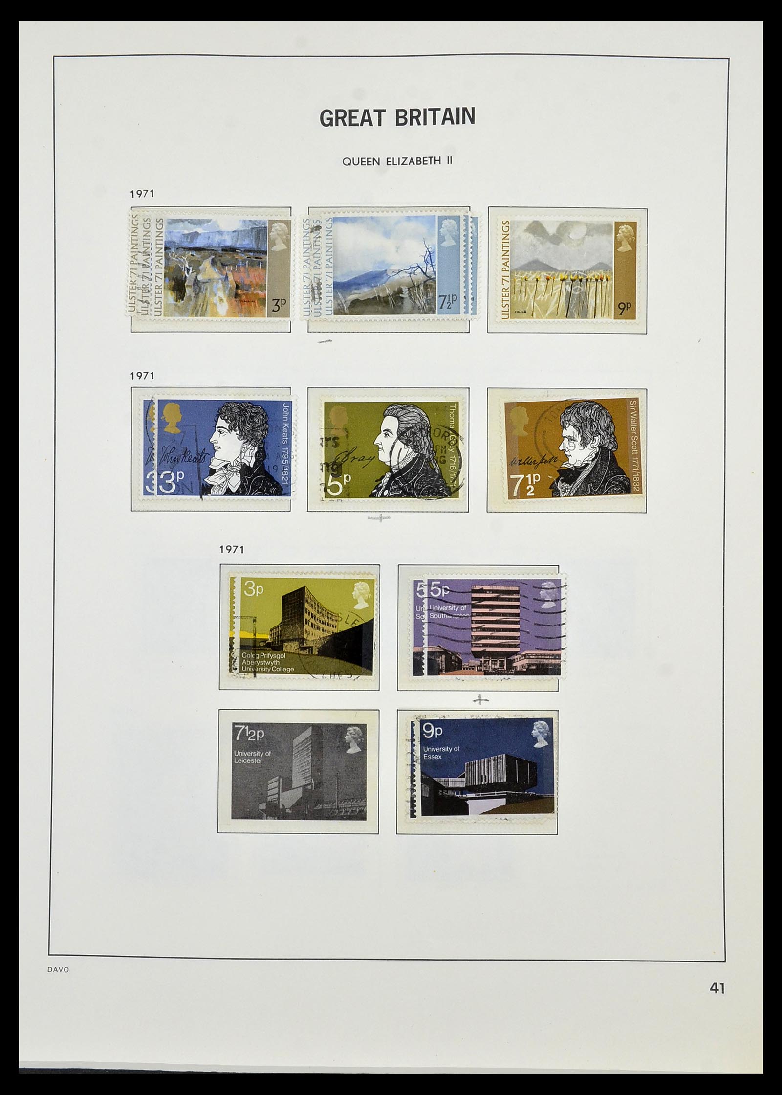33999 049 - Postzegelverzameling 33999 Engeland 1841-2000.
