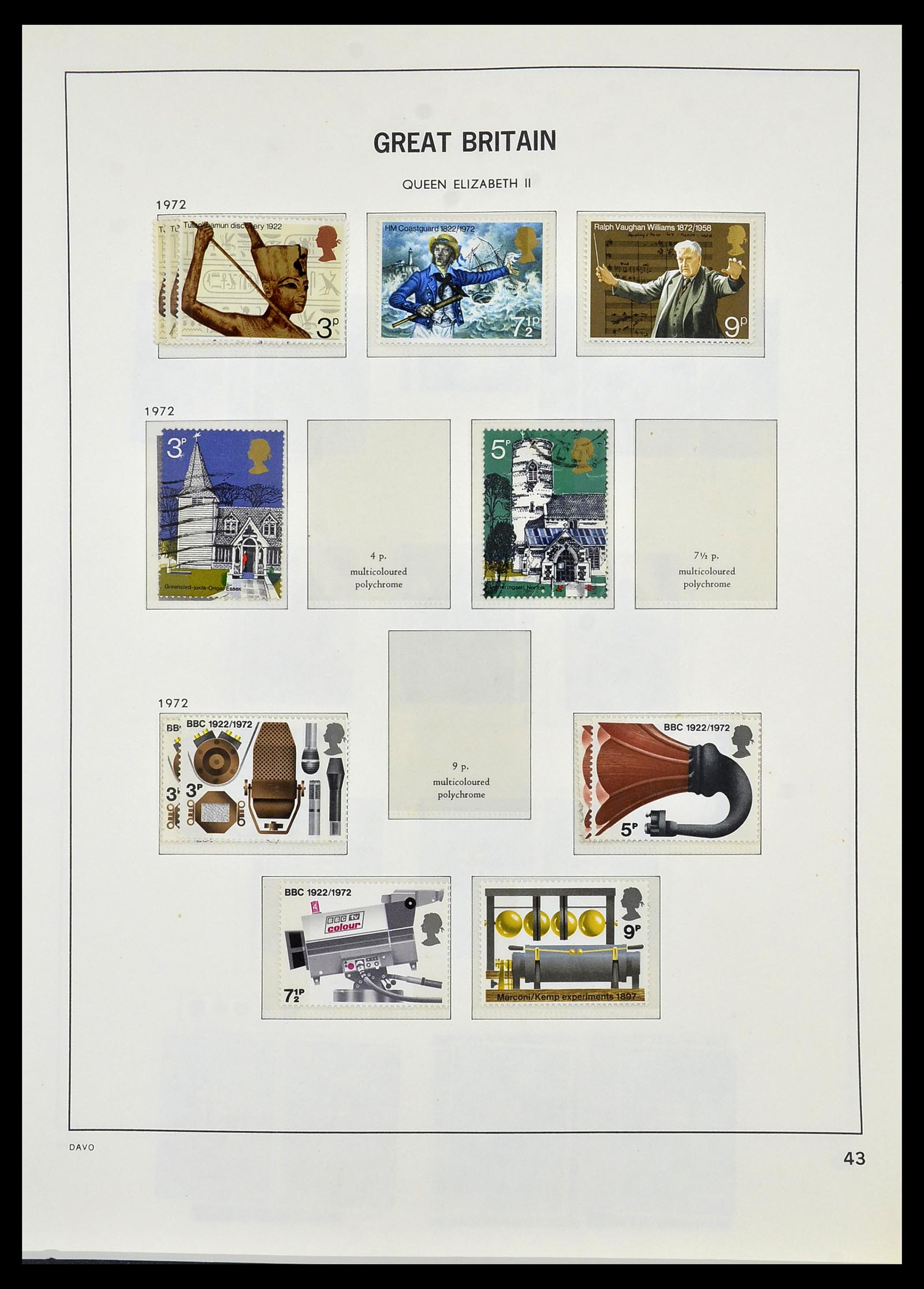 33999 051 - Postzegelverzameling 33999 Engeland 1841-2000.