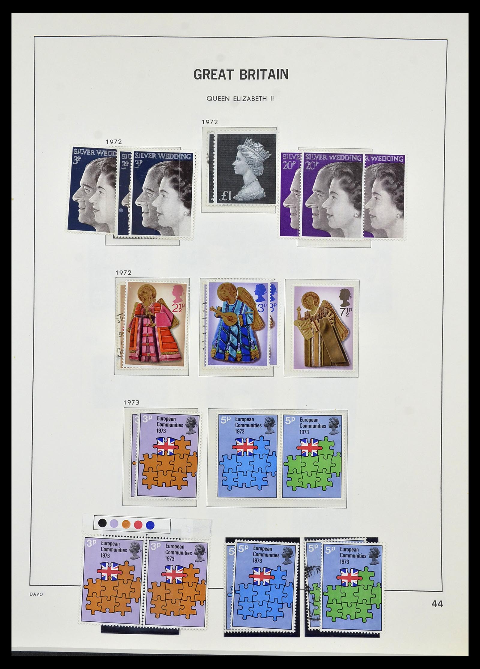 33999 052 - Postzegelverzameling 33999 Engeland 1841-2000.