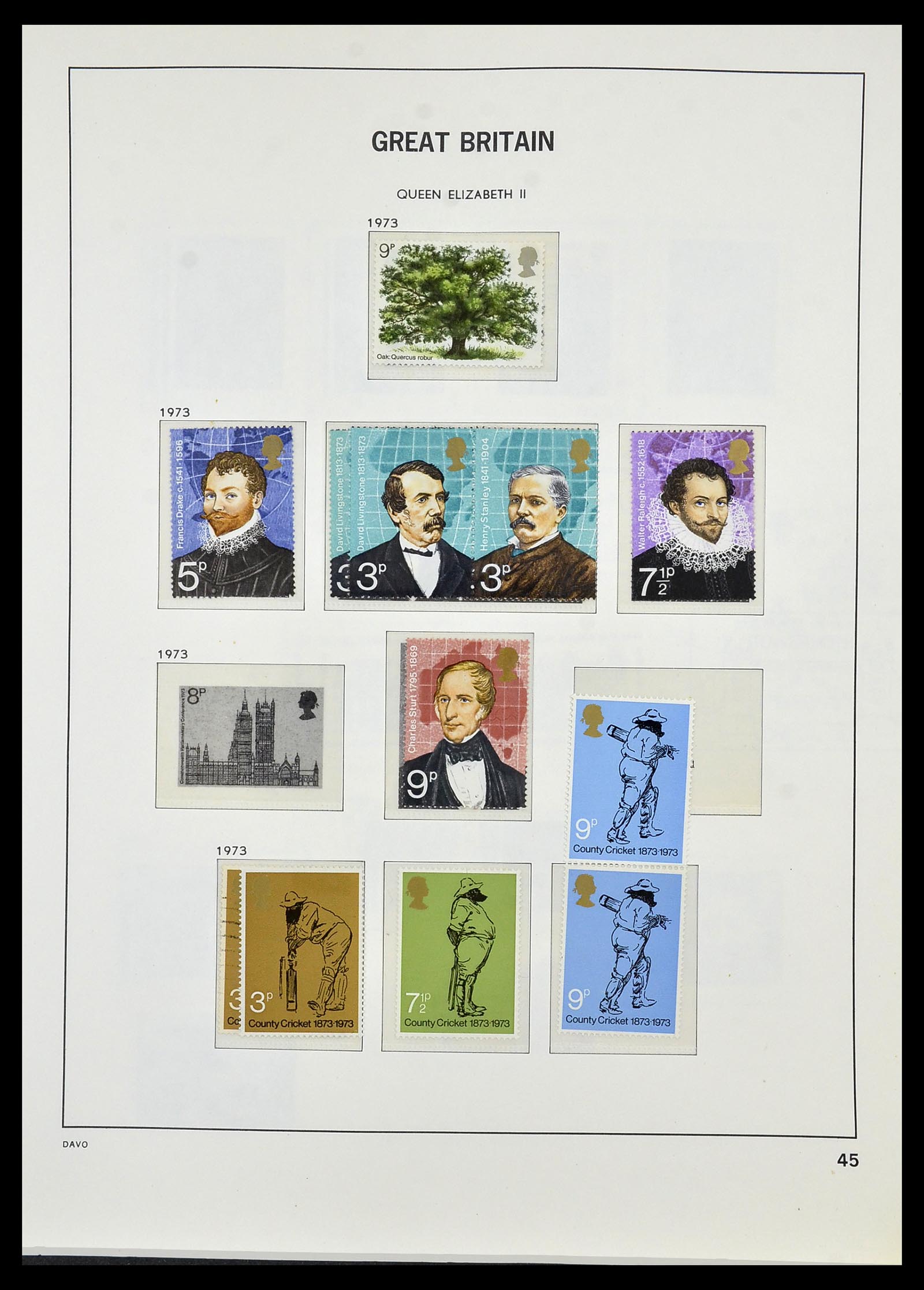 33999 053 - Postzegelverzameling 33999 Engeland 1841-2000.