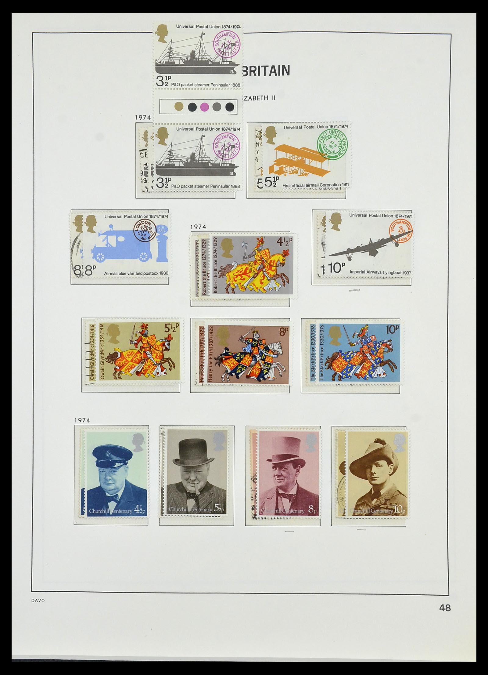 33999 056 - Postzegelverzameling 33999 Engeland 1841-2000.