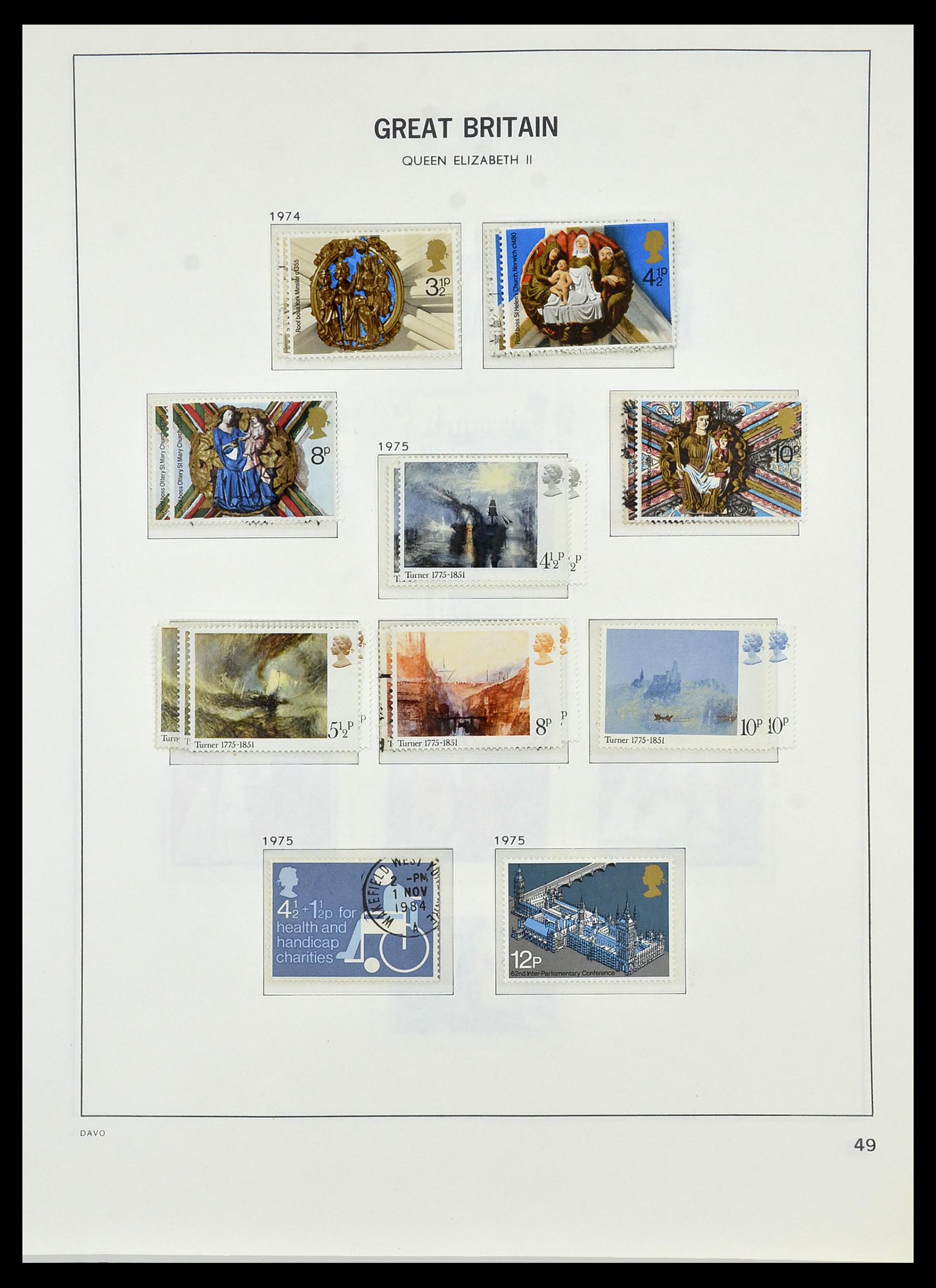 33999 057 - Postzegelverzameling 33999 Engeland 1841-2000.