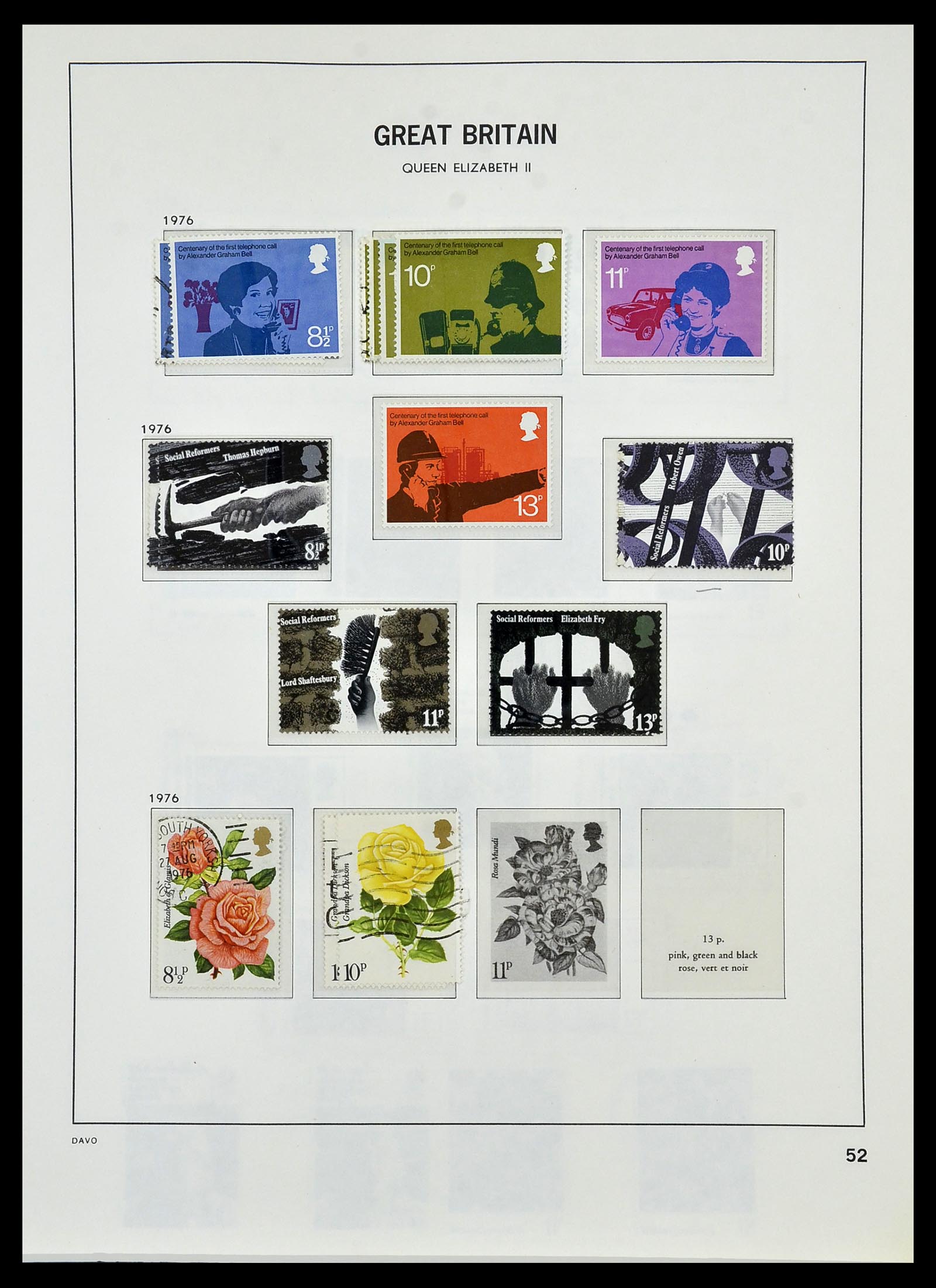 33999 060 - Postzegelverzameling 33999 Engeland 1841-2000.