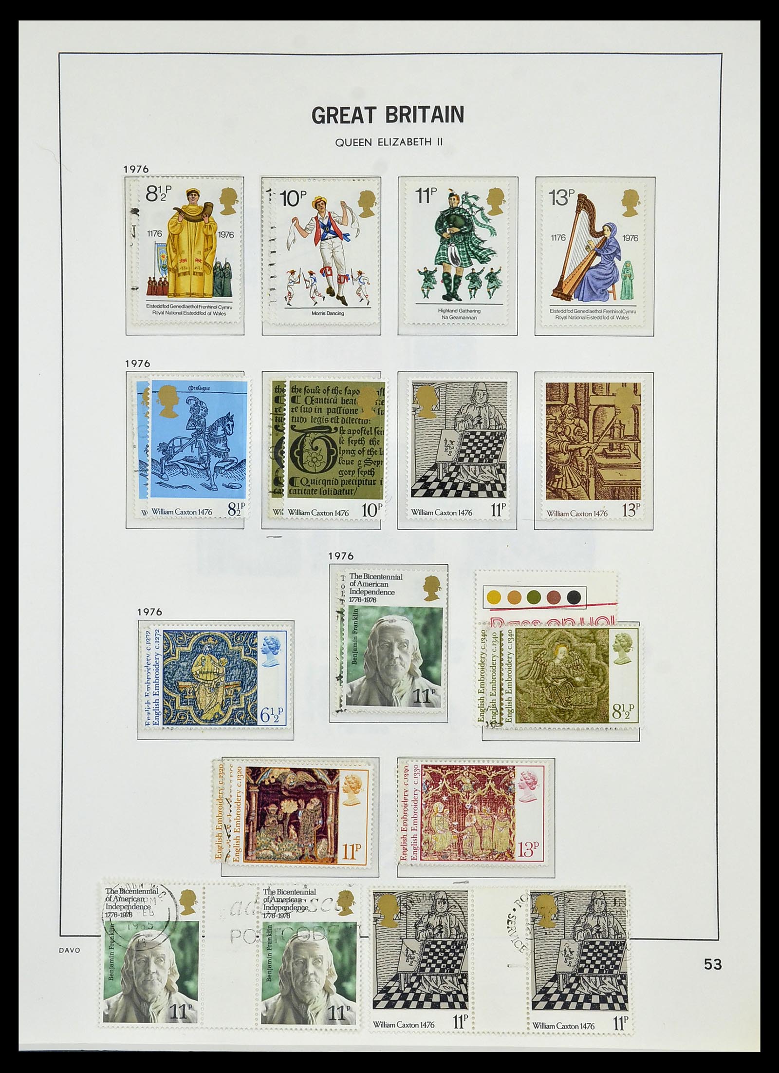 33999 061 - Postzegelverzameling 33999 Engeland 1841-2000.