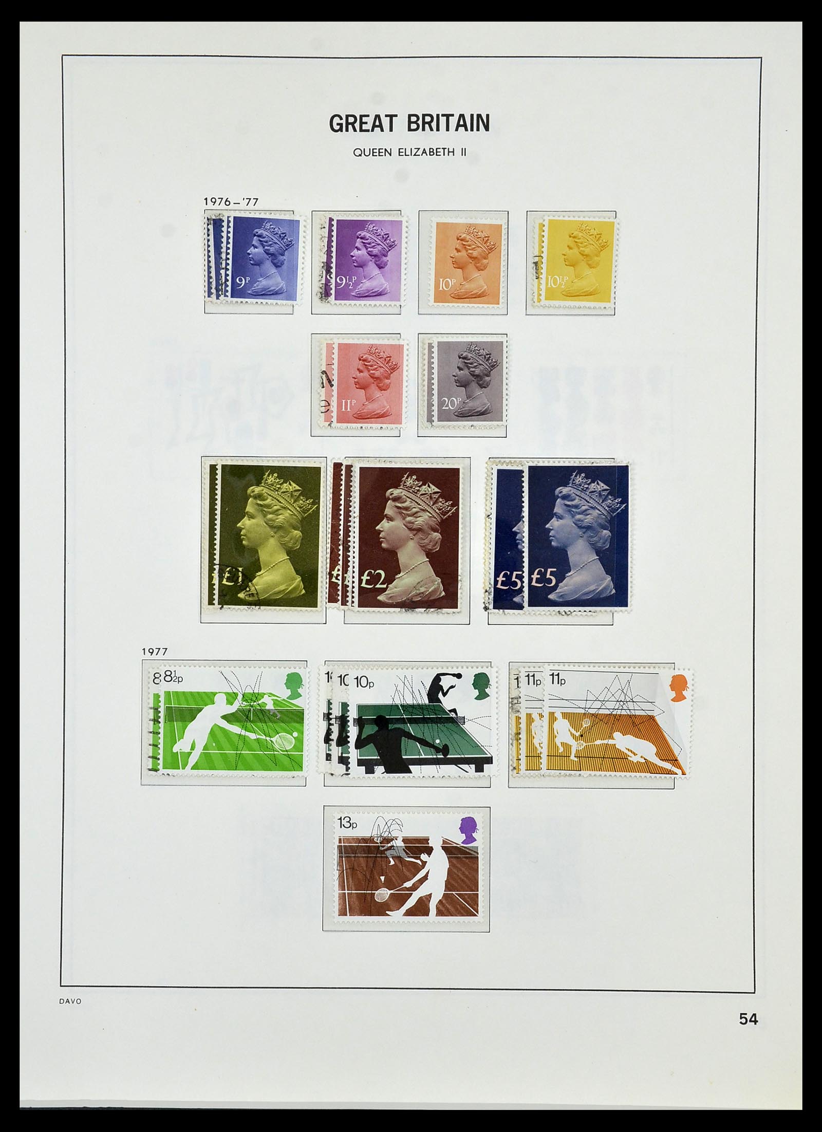 33999 062 - Postzegelverzameling 33999 Engeland 1841-2000.