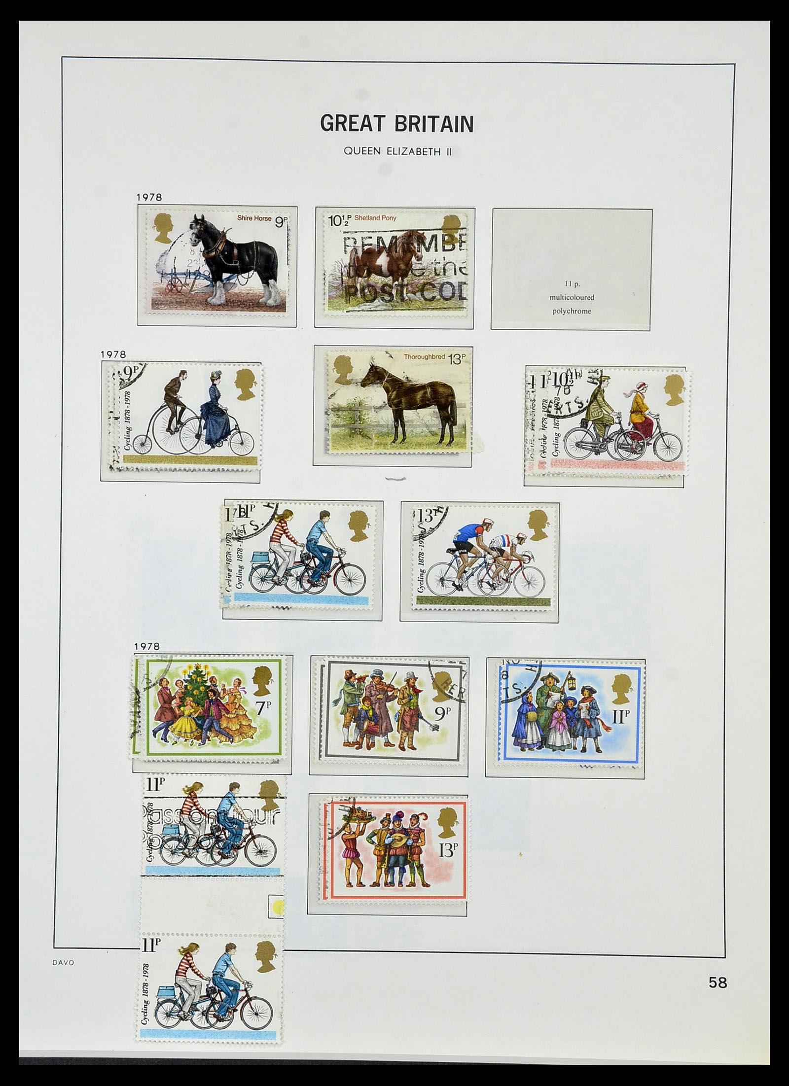 33999 066 - Postzegelverzameling 33999 Engeland 1841-2000.
