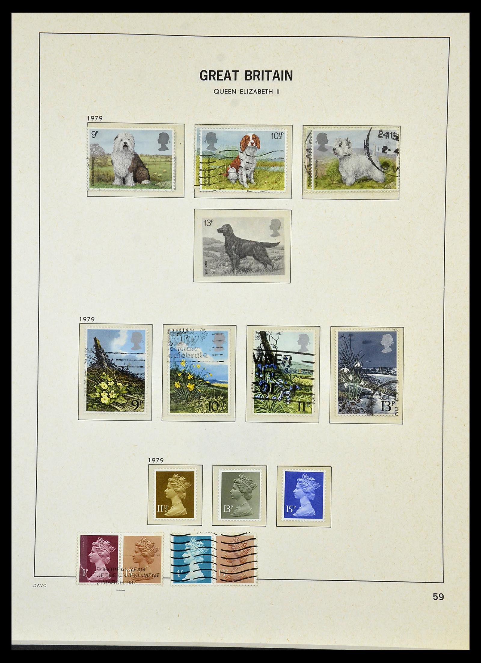 33999 067 - Postzegelverzameling 33999 Engeland 1841-2000.