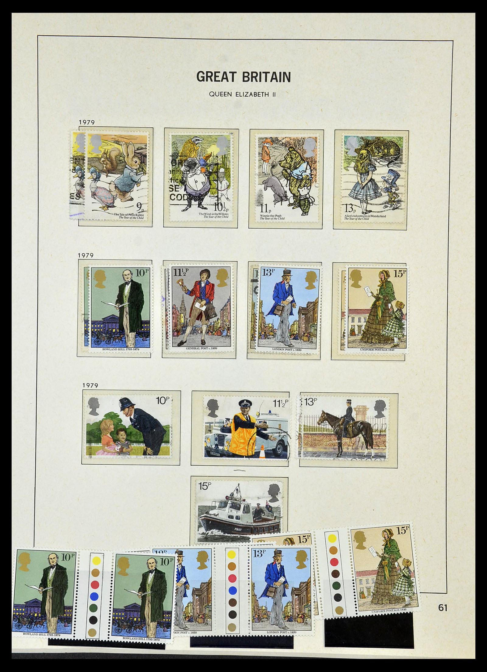 33999 069 - Postzegelverzameling 33999 Engeland 1841-2000.