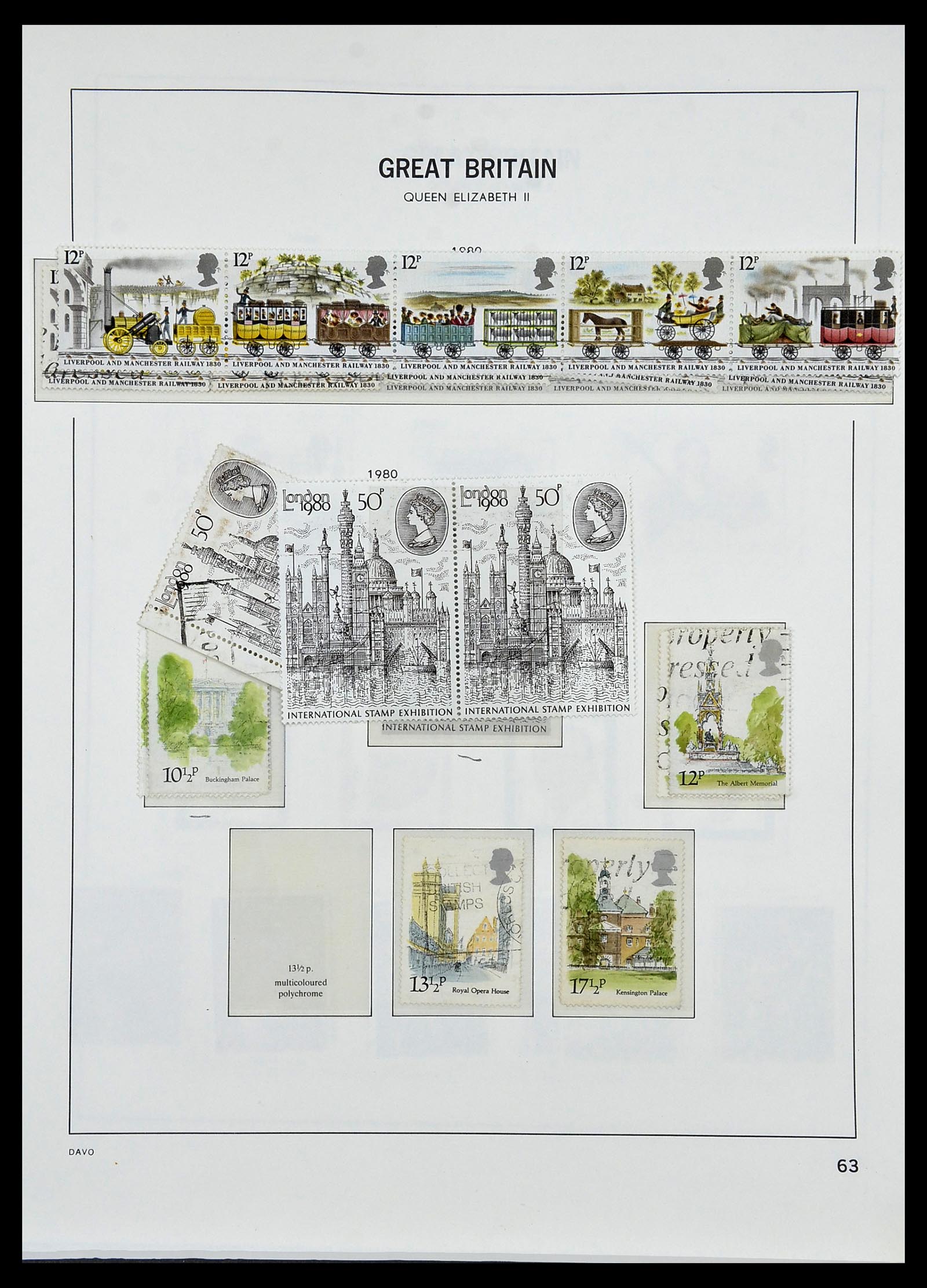 33999 072 - Postzegelverzameling 33999 Engeland 1841-2000.
