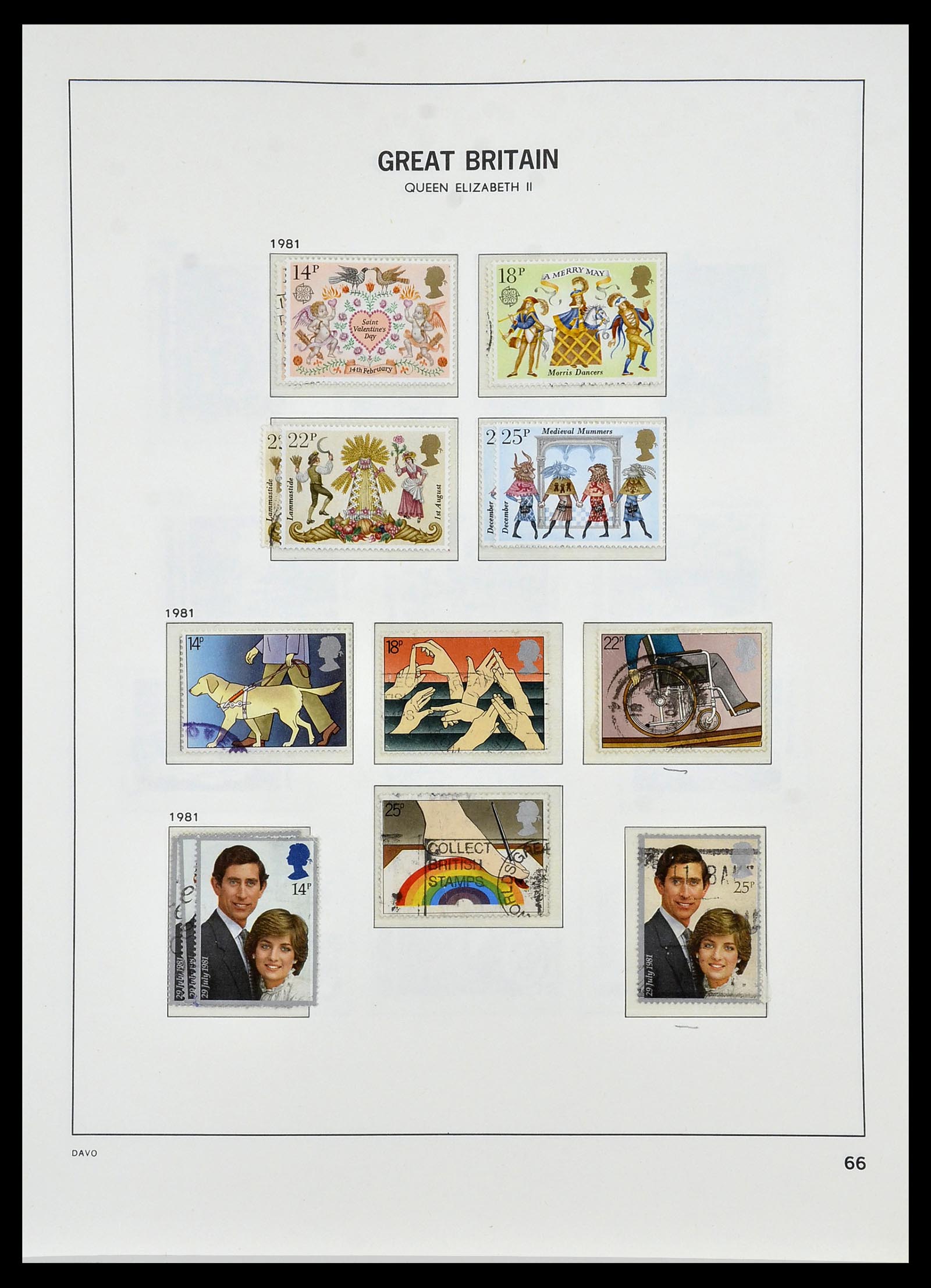 33999 075 - Postzegelverzameling 33999 Engeland 1841-2000.