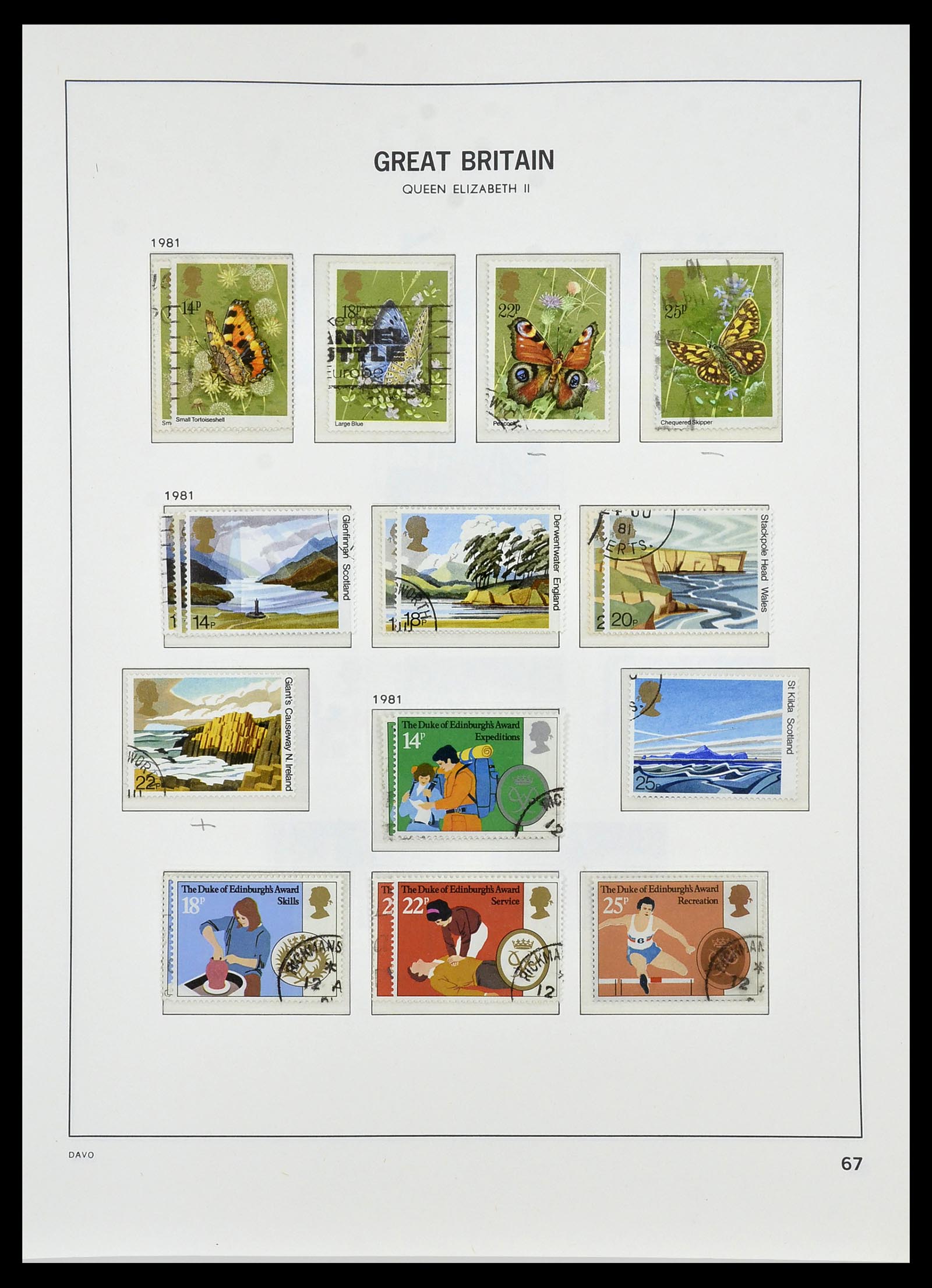 33999 076 - Postzegelverzameling 33999 Engeland 1841-2000.