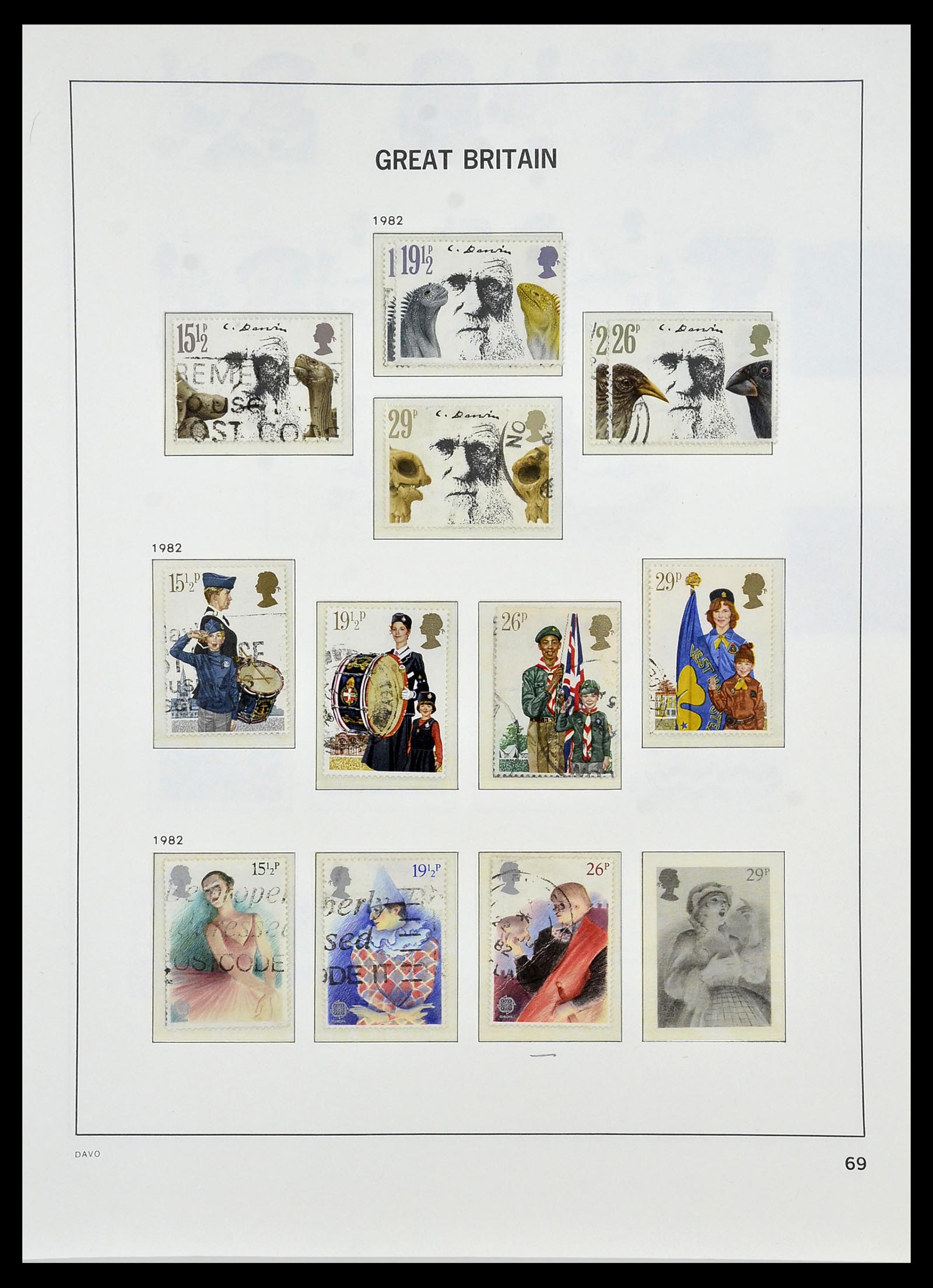 33999 078 - Postzegelverzameling 33999 Engeland 1841-2000.