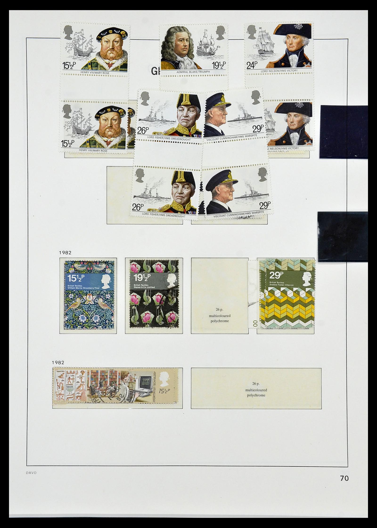 33999 079 - Postzegelverzameling 33999 Engeland 1841-2000.