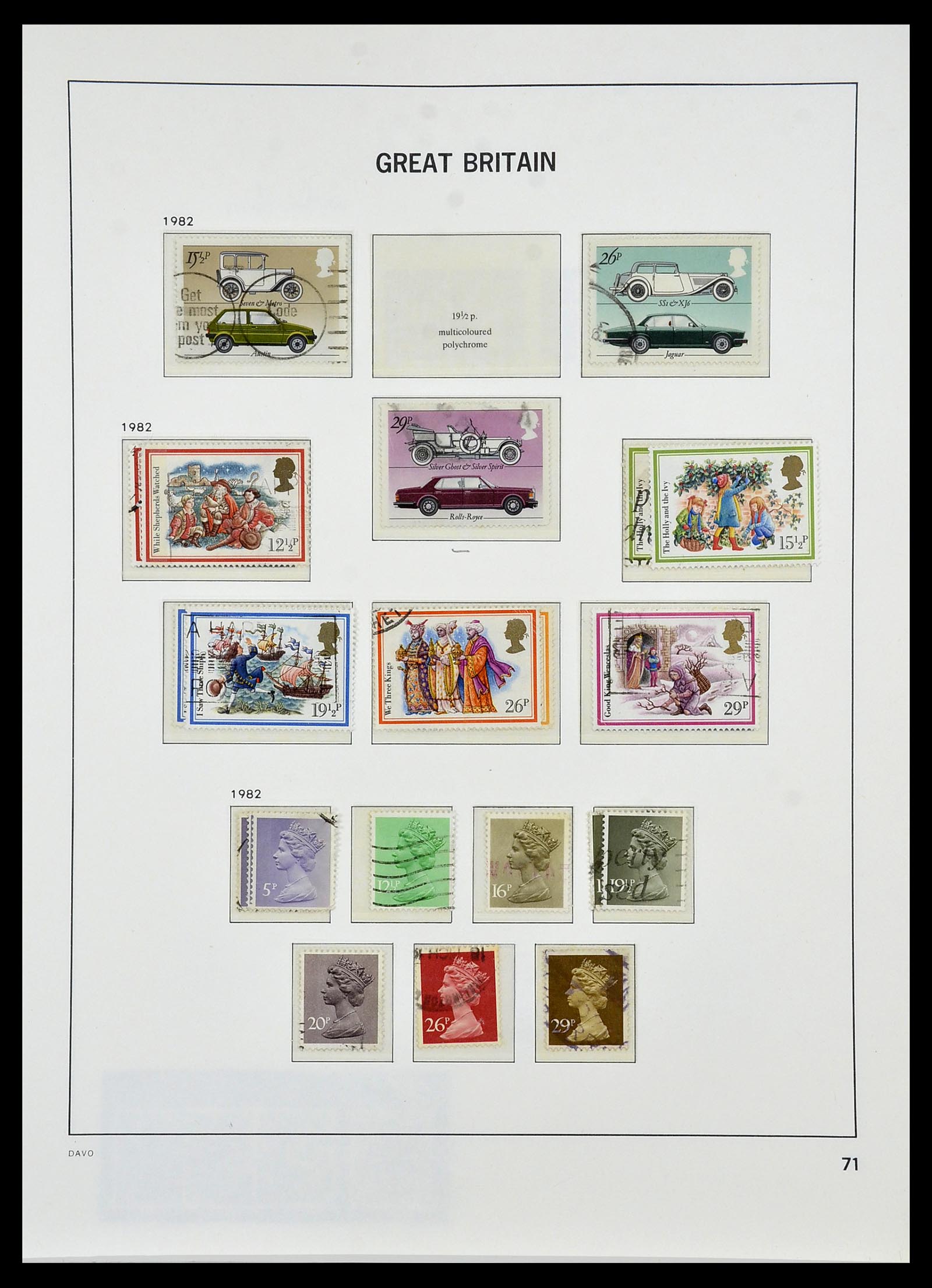 33999 080 - Postzegelverzameling 33999 Engeland 1841-2000.