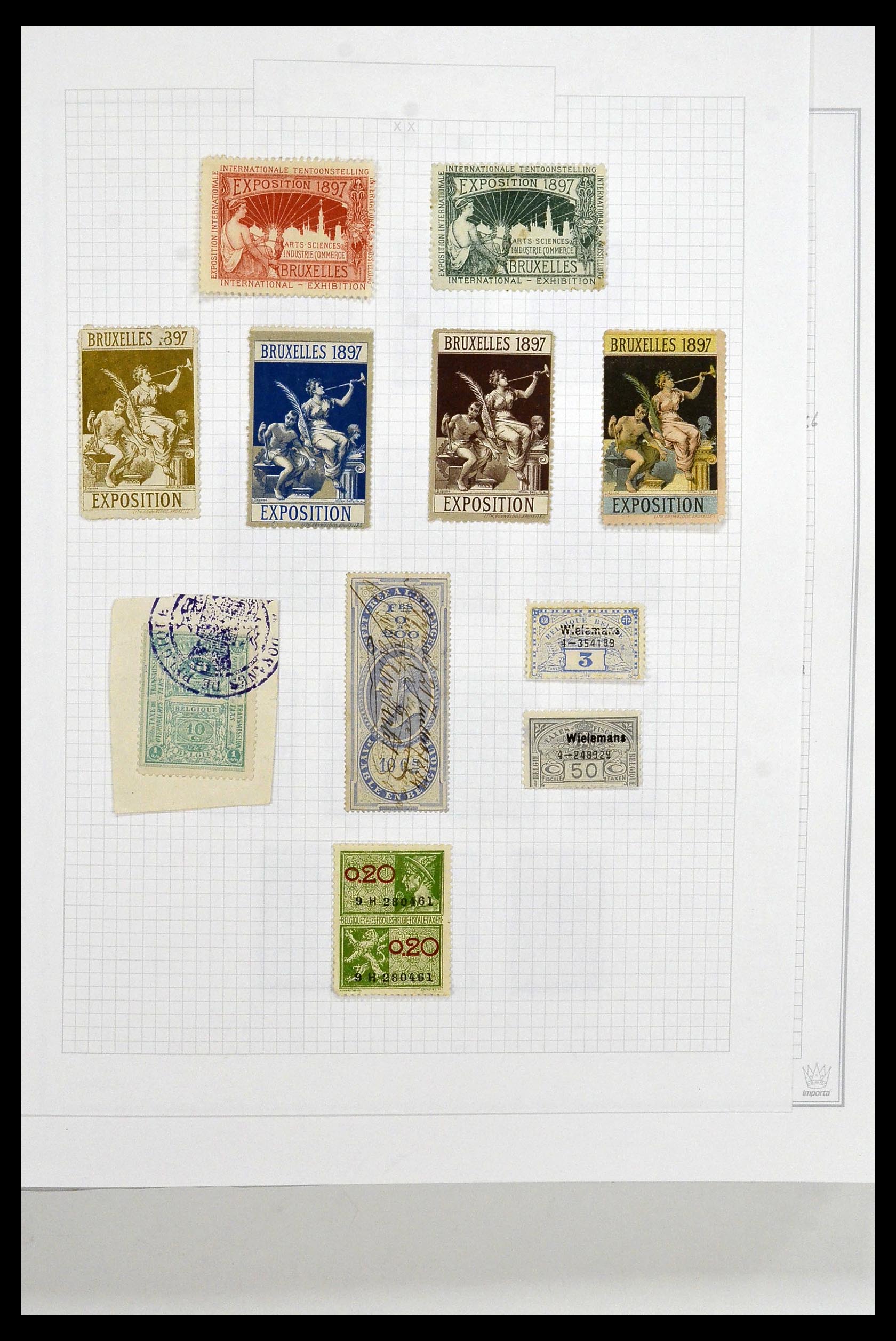 34001 006 - Stamp collection 34001 Belgium 1849-1998.