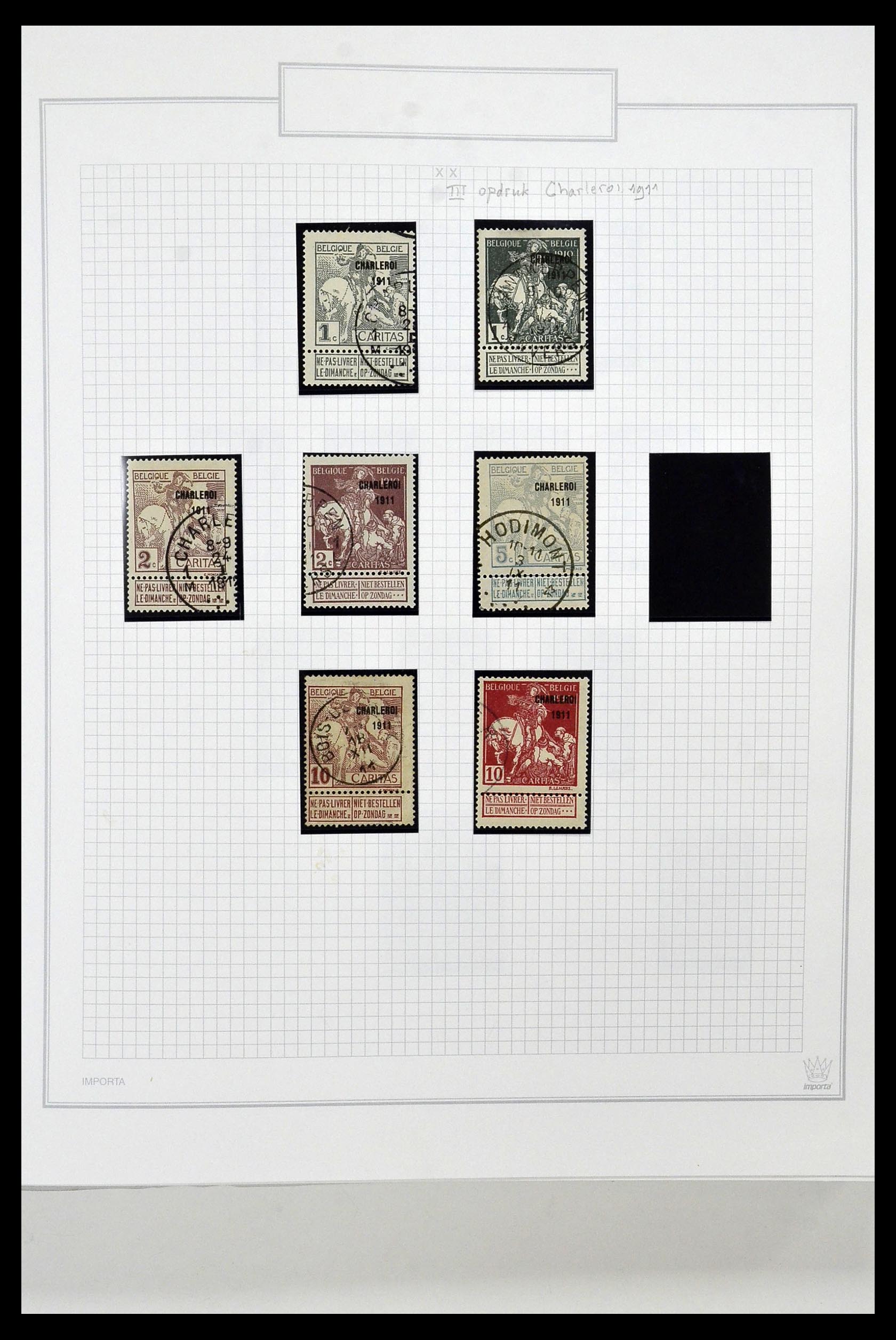 34001 009 - Stamp collection 34001 Belgium 1849-1998.