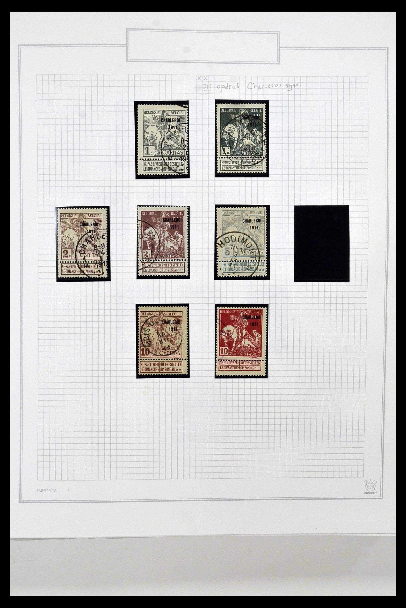 34001 010 - Stamp collection 34001 Belgium 1849-1998.