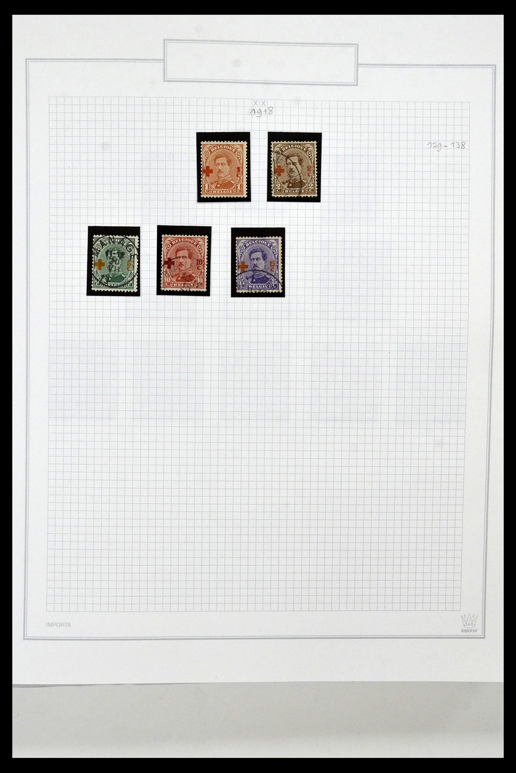 34001 015 - Stamp collection 34001 Belgium 1849-1998.