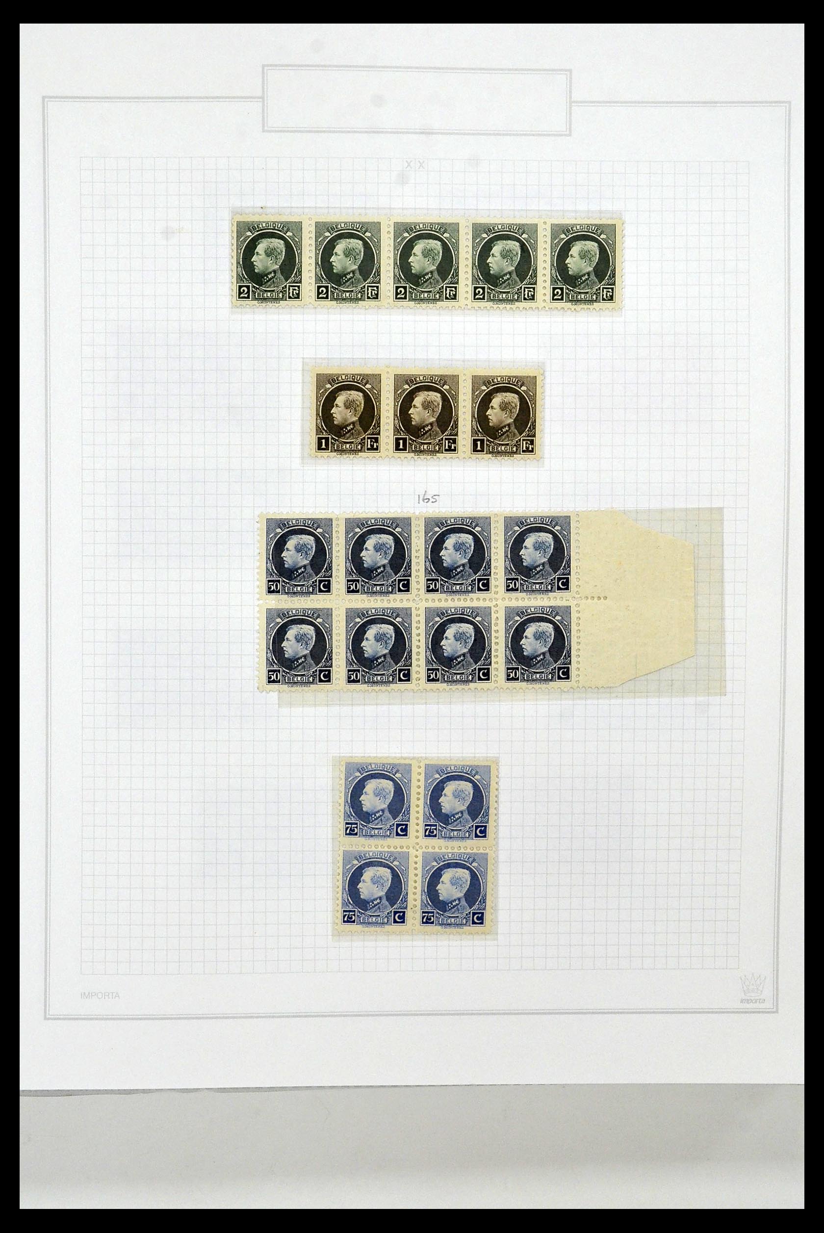 34001 023 - Stamp collection 34001 Belgium 1849-1998.