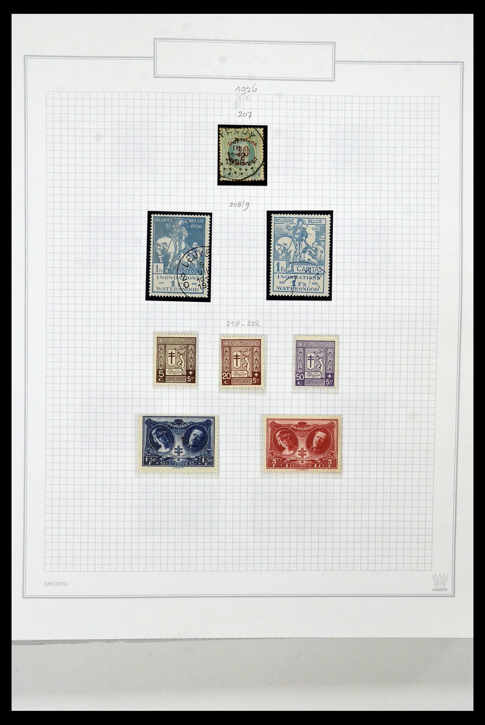 34001 026 - Stamp collection 34001 Belgium 1849-1998.