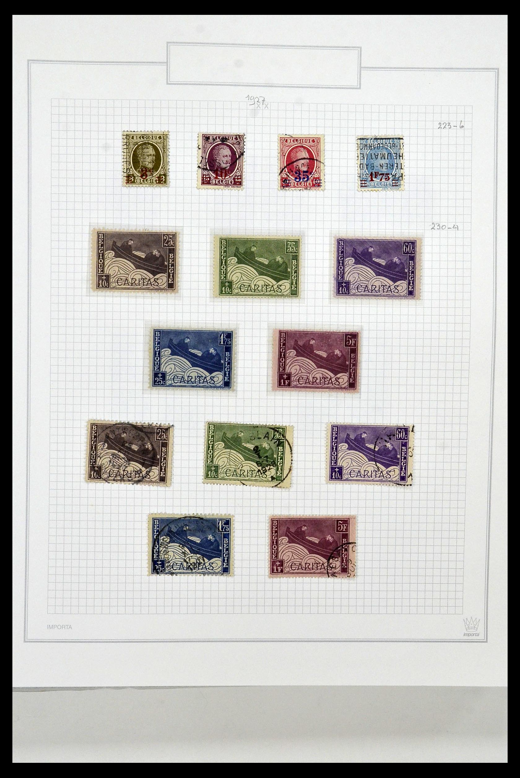 34001 027 - Stamp collection 34001 Belgium 1849-1998.