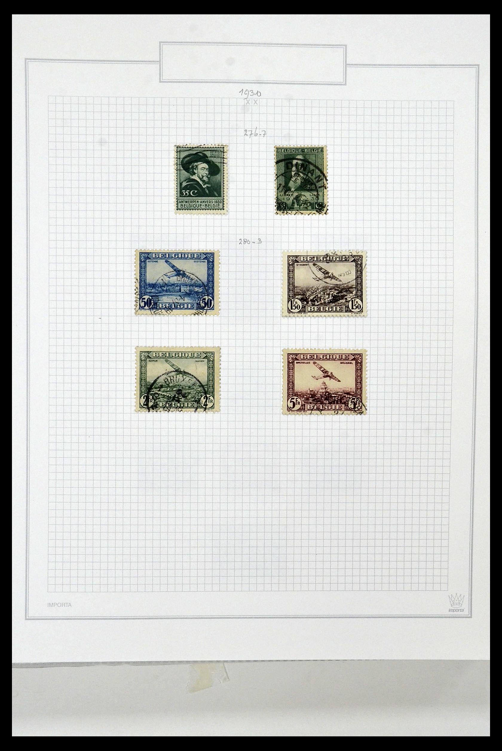34001 033 - Stamp collection 34001 Belgium 1849-1998.