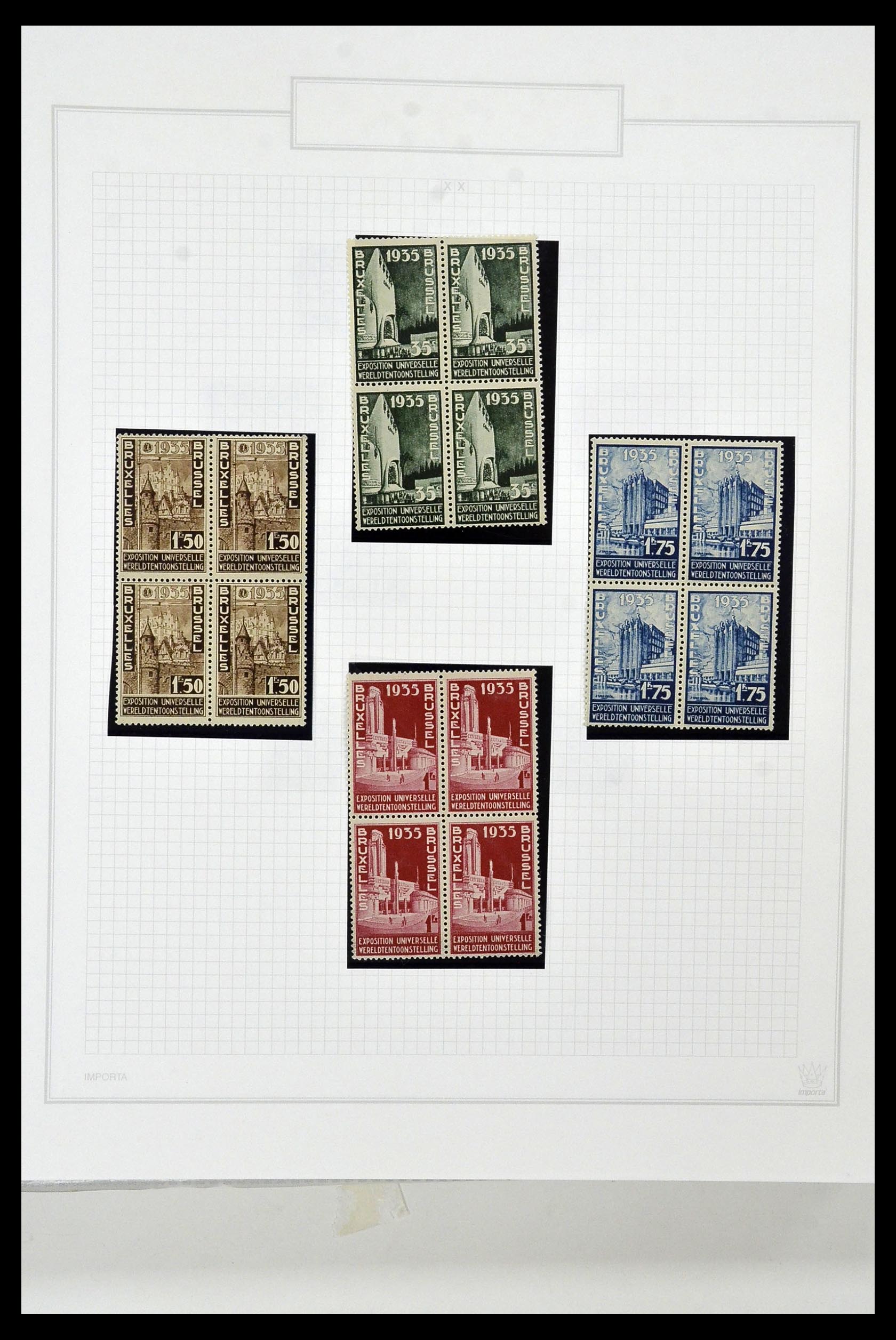 34001 041 - Stamp collection 34001 Belgium 1849-1998.