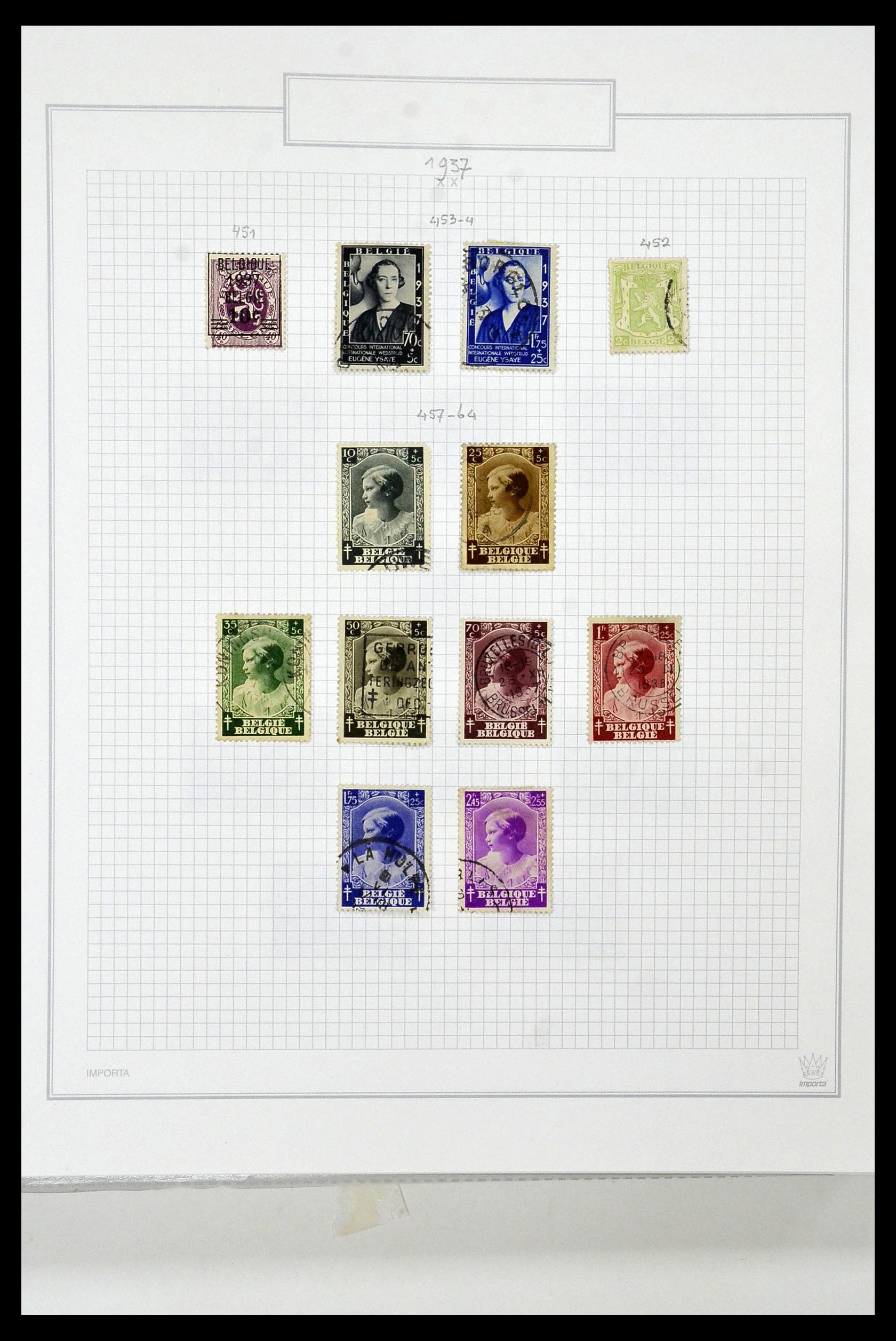 34001 049 - Stamp collection 34001 Belgium 1849-1998.