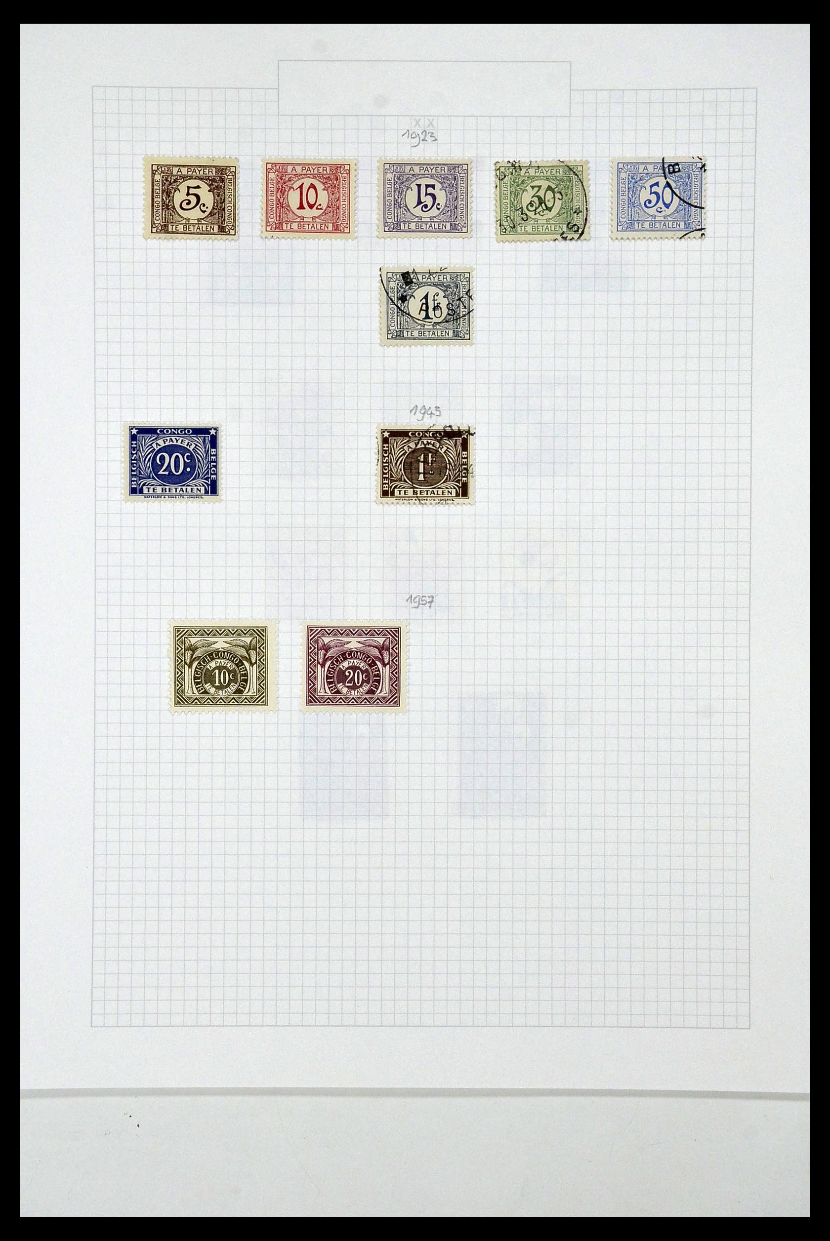34001 342 - Stamp collection 34001 Belgium 1849-1998.