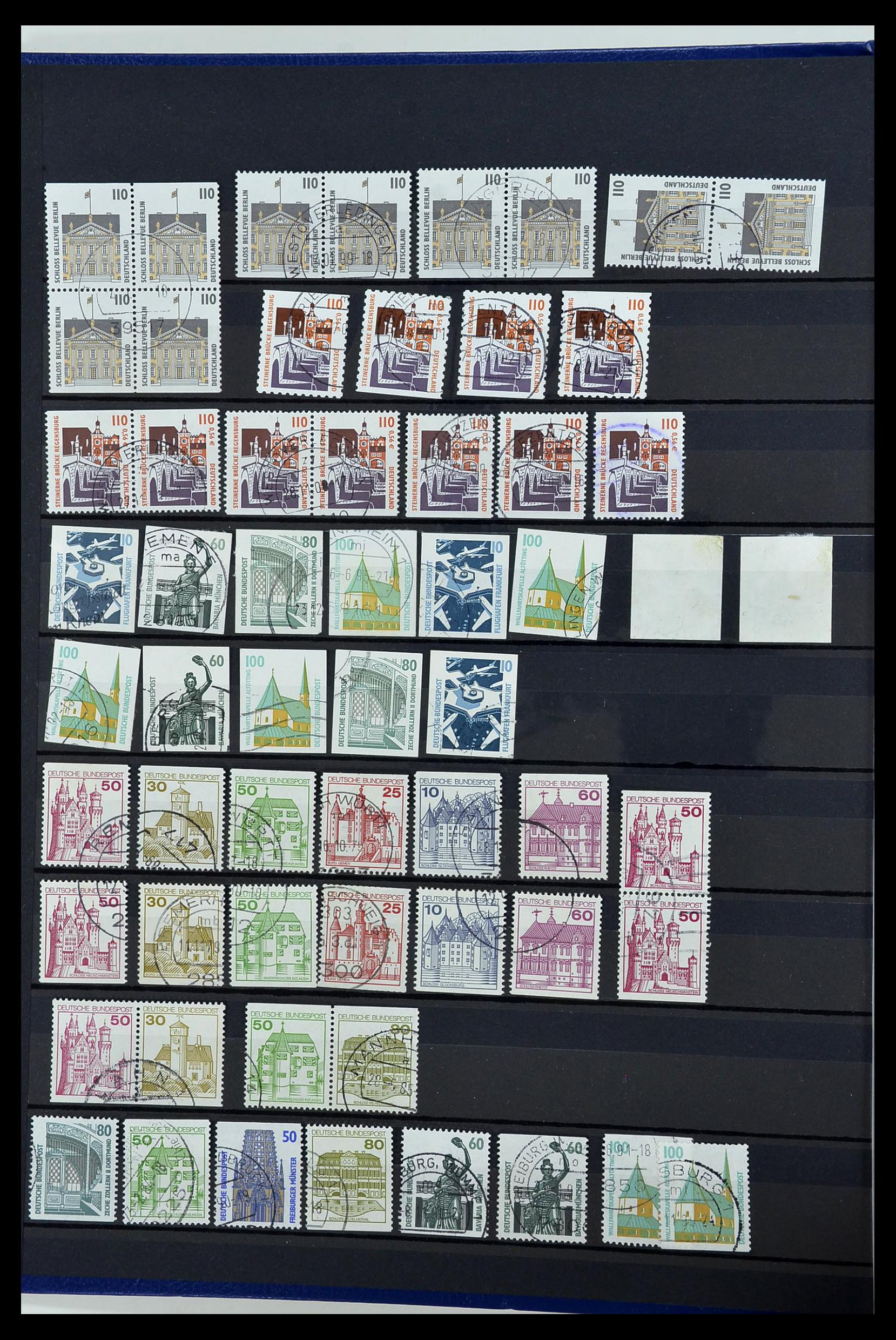 34003 006 - Postzegelverzameling 34003 Bundespost combinaties 1950-2020.