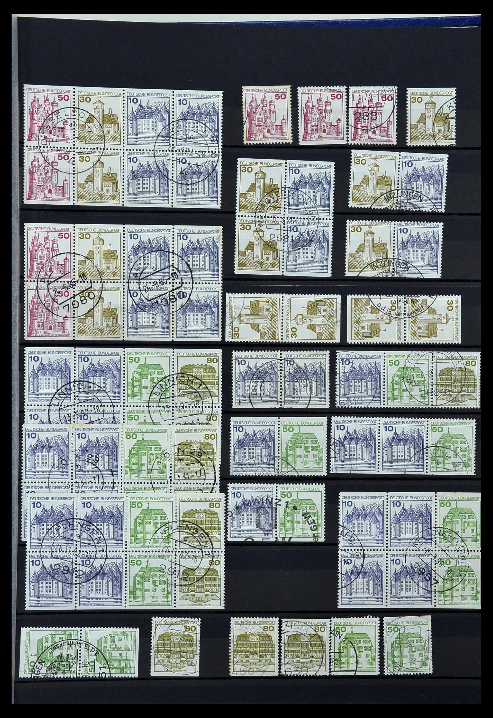 34003 007 - Postzegelverzameling 34003 Bundespost combinaties 1950-2020.