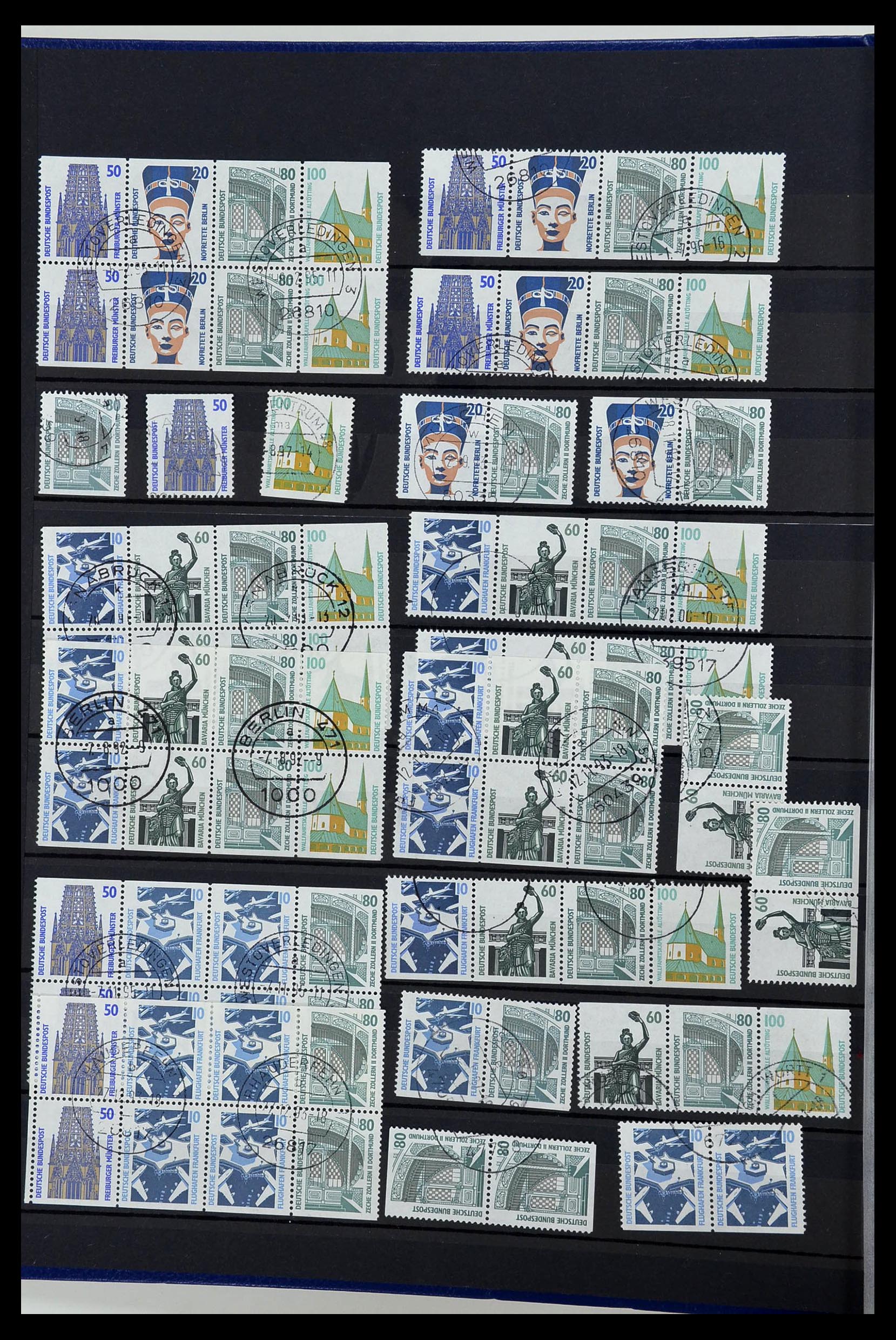 34003 010 - Postzegelverzameling 34003 Bundespost combinaties 1950-2020.