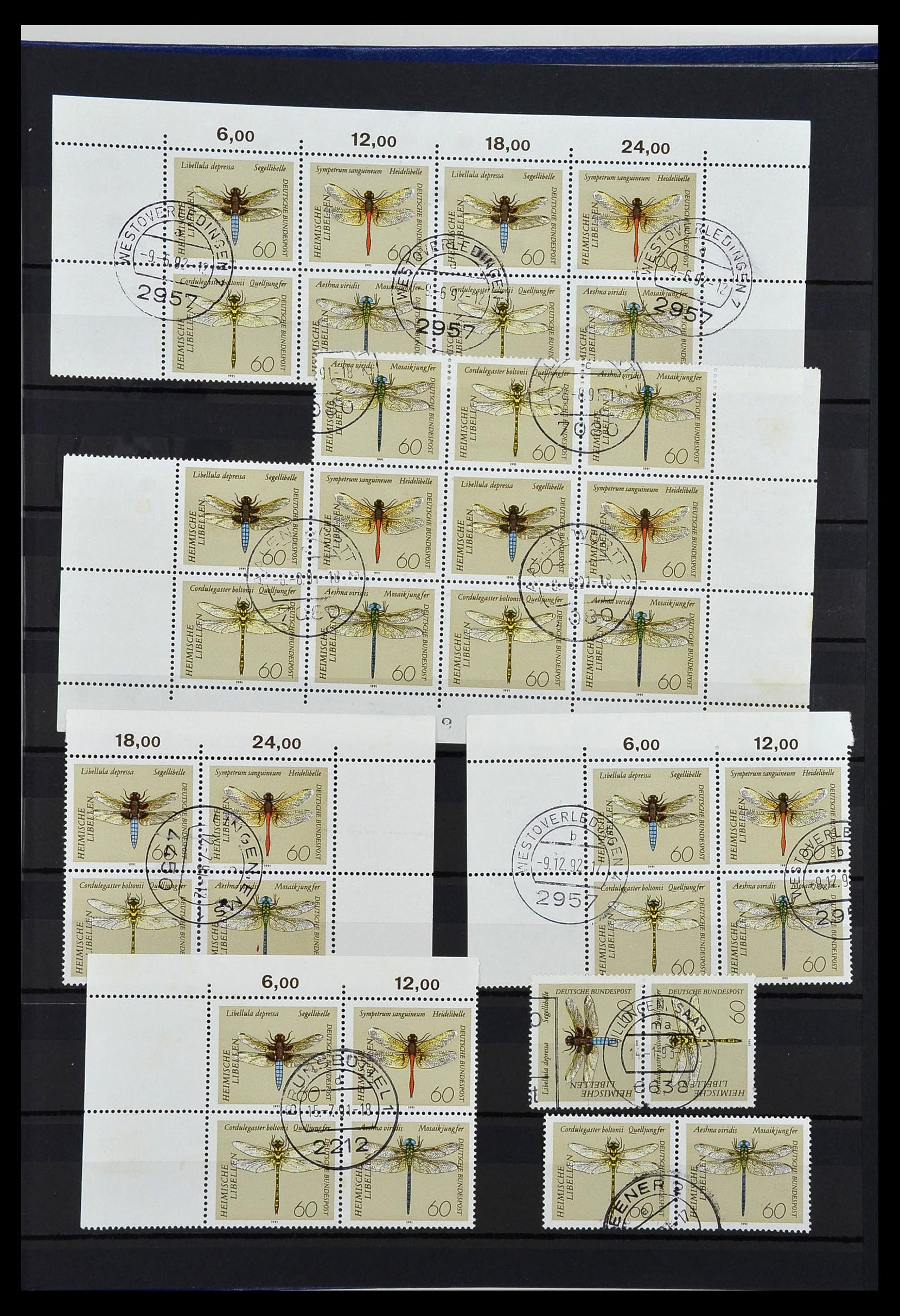 34003 017 - Postzegelverzameling 34003 Bundespost combinaties 1950-2020.