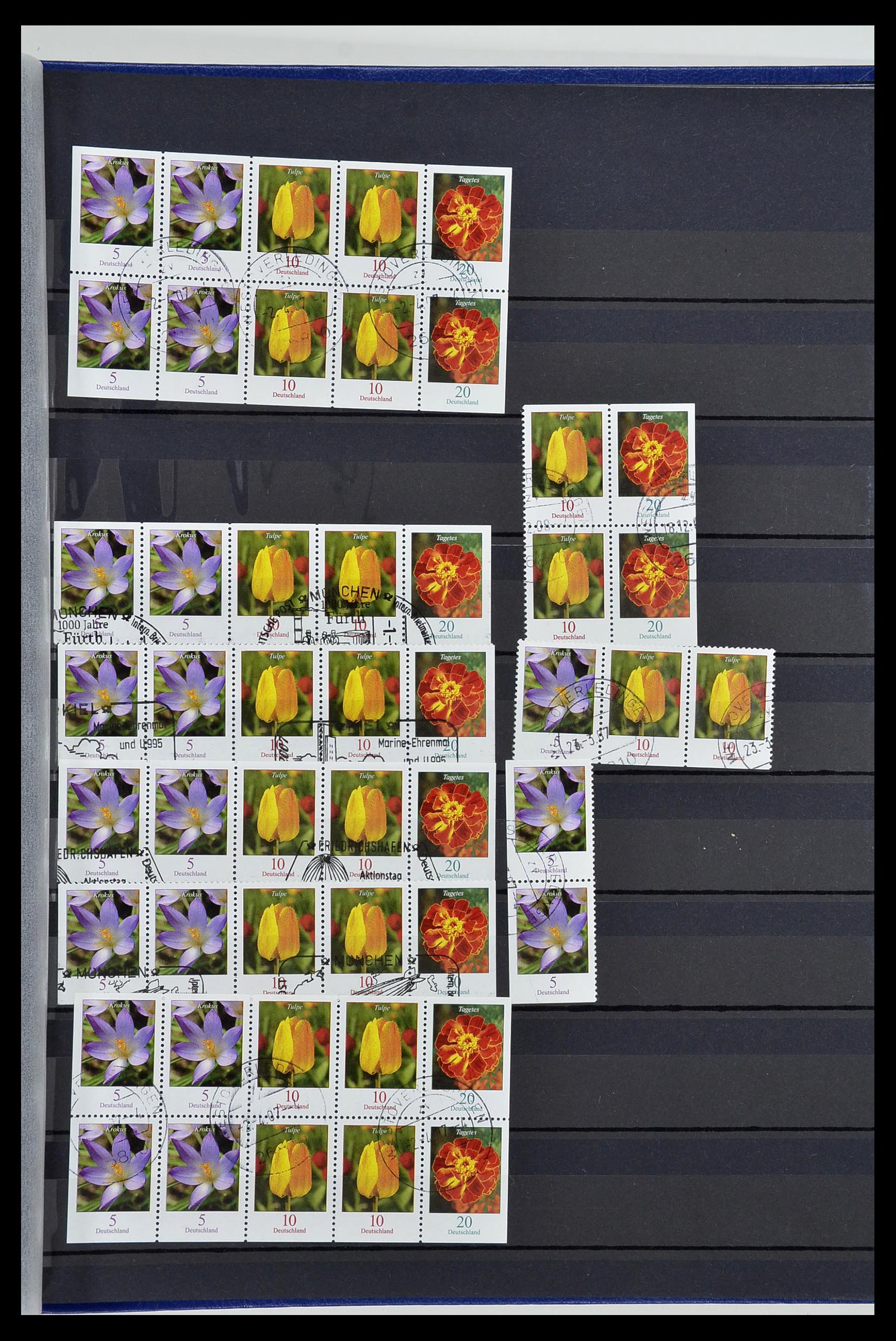 34003 023 - Postzegelverzameling 34003 Bundespost combinaties 1950-2020.