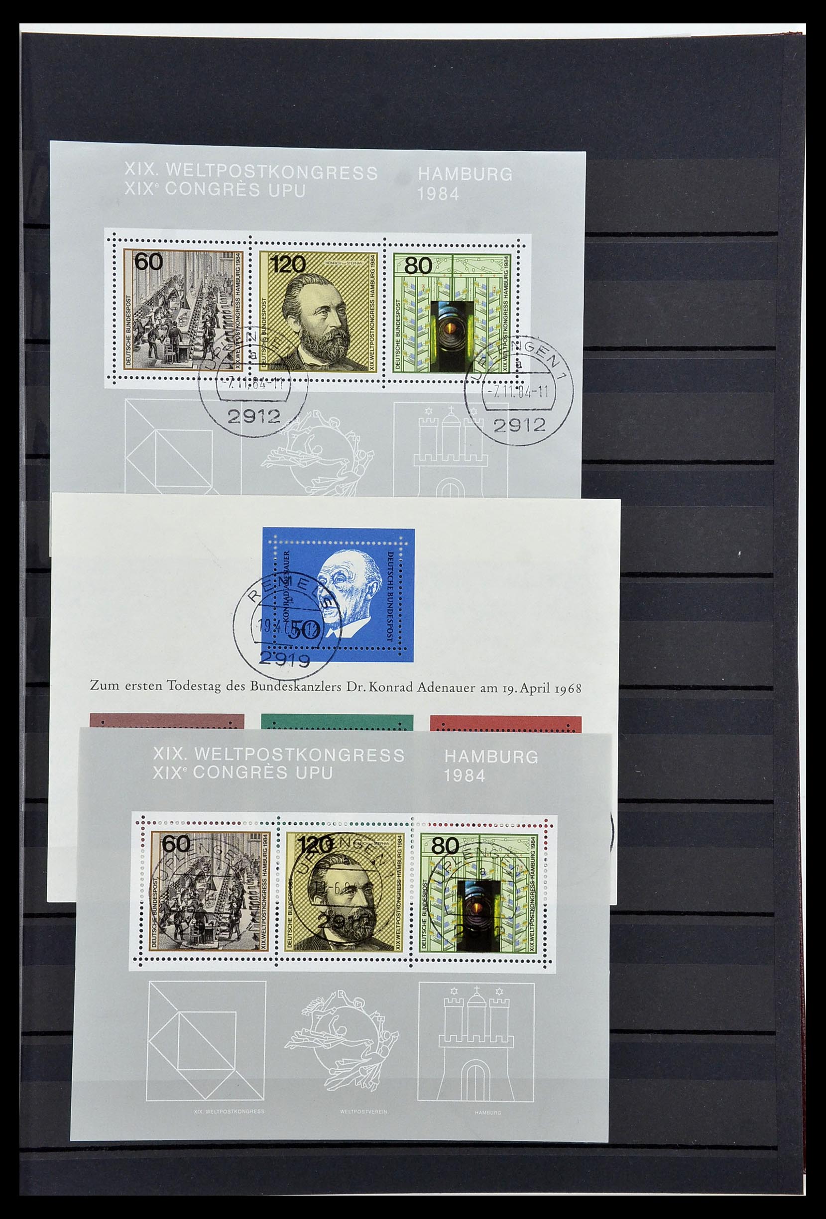 34003 030 - Postzegelverzameling 34003 Bundespost combinaties 1950-2020.