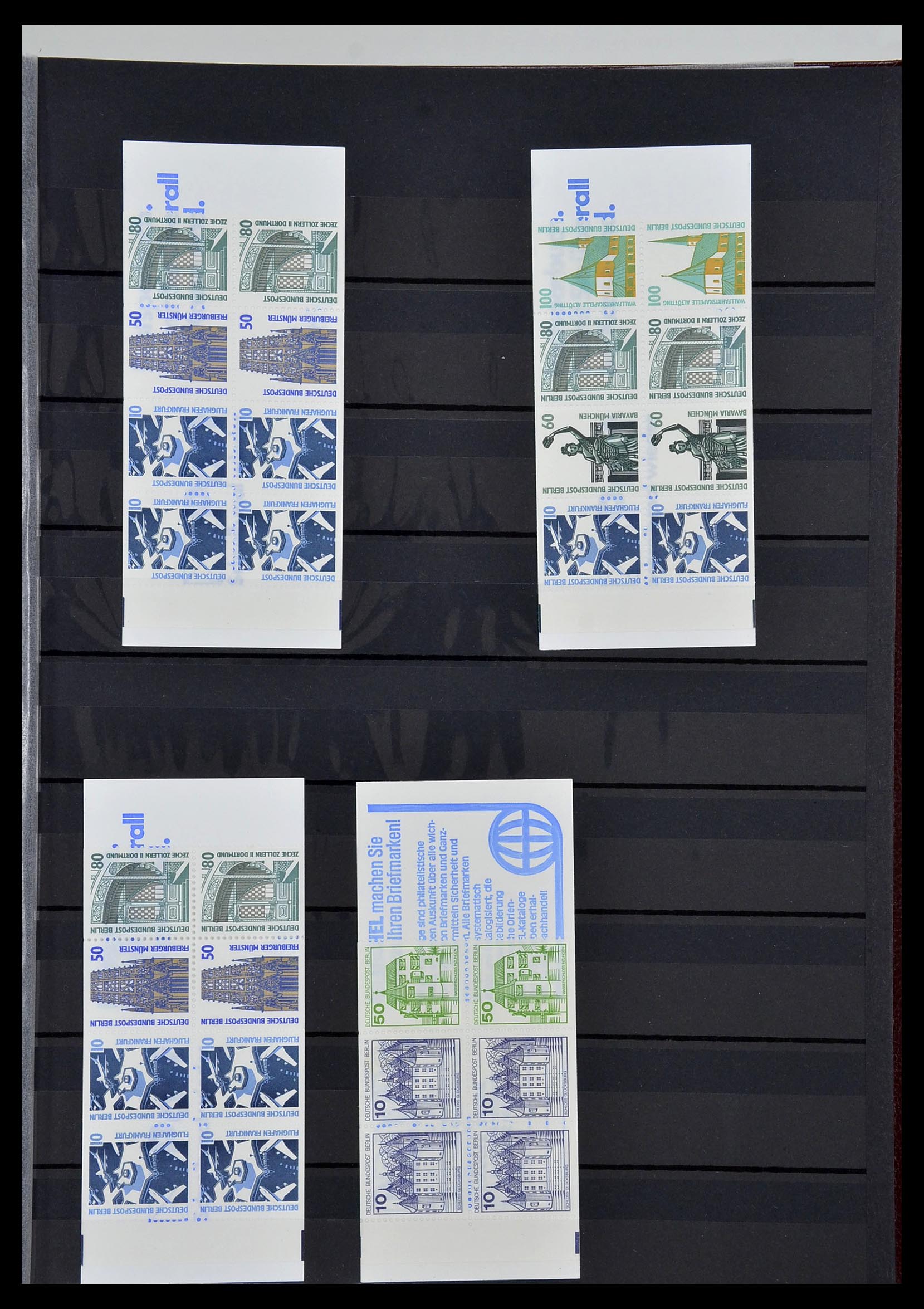 34003 035 - Postzegelverzameling 34003 Bundespost combinaties 1950-2020.