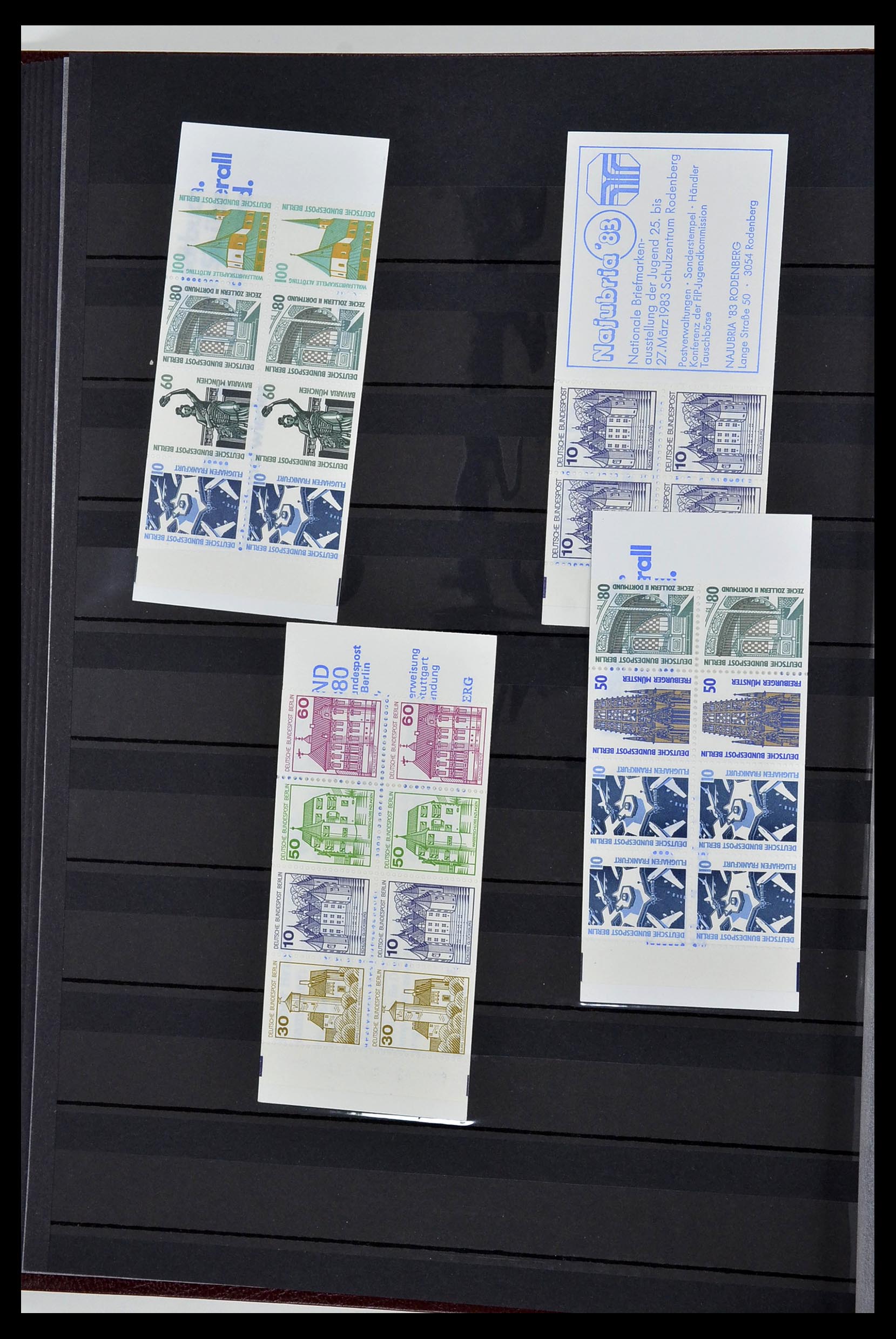 34003 036 - Stamp collection 34003 Bundespost combinations 1950-2020.
