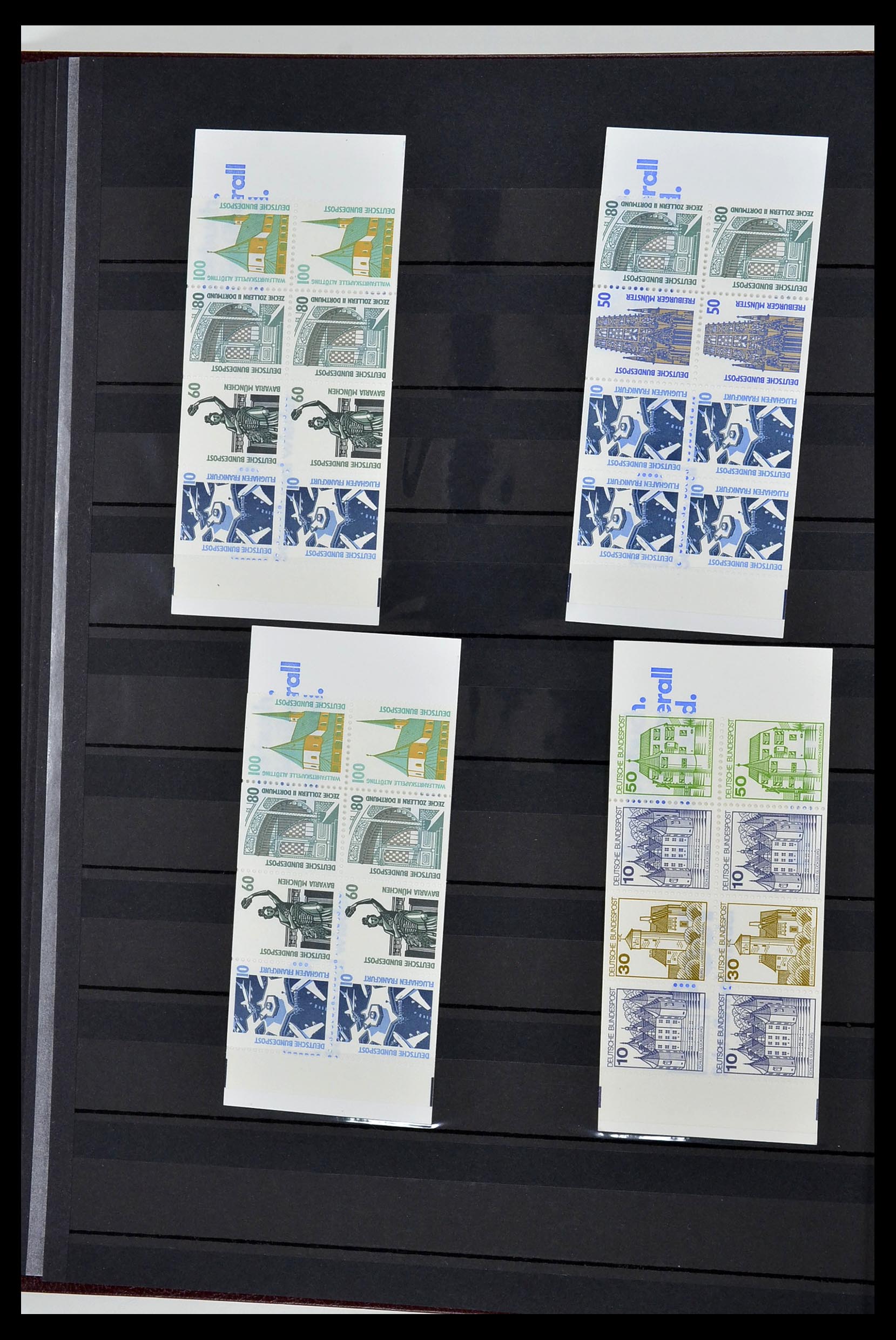 34003 037 - Stamp collection 34003 Bundespost combinations 1950-2020.