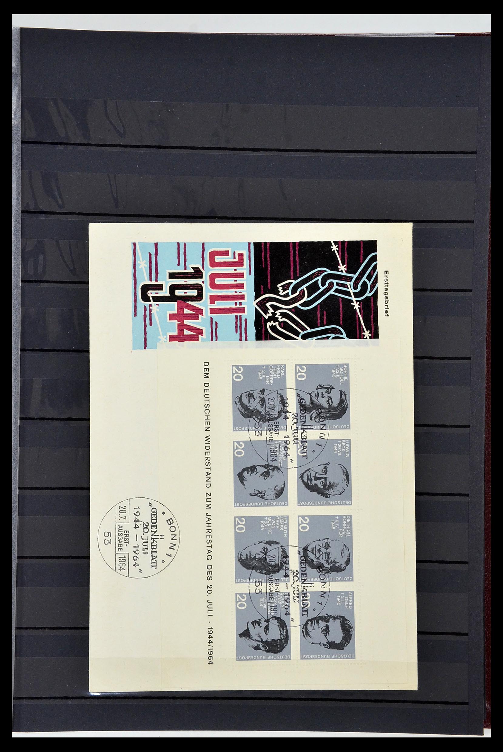 34003 038 - Postzegelverzameling 34003 Bundespost combinaties 1950-2020.