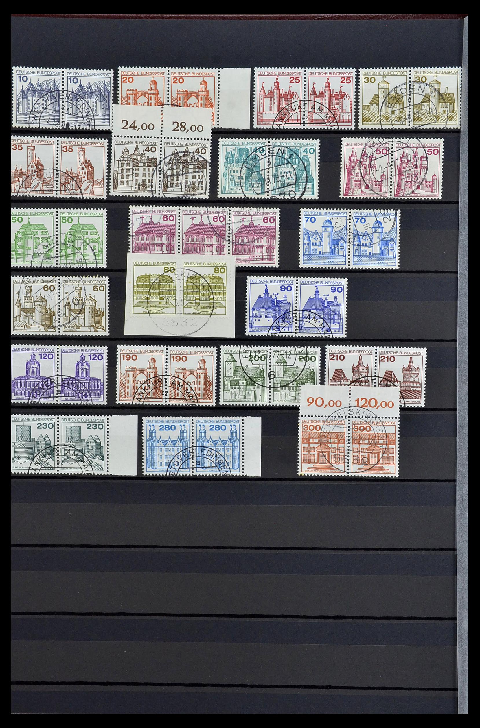 34003 042 - Stamp collection 34003 Bundespost combinations 1950-2020.