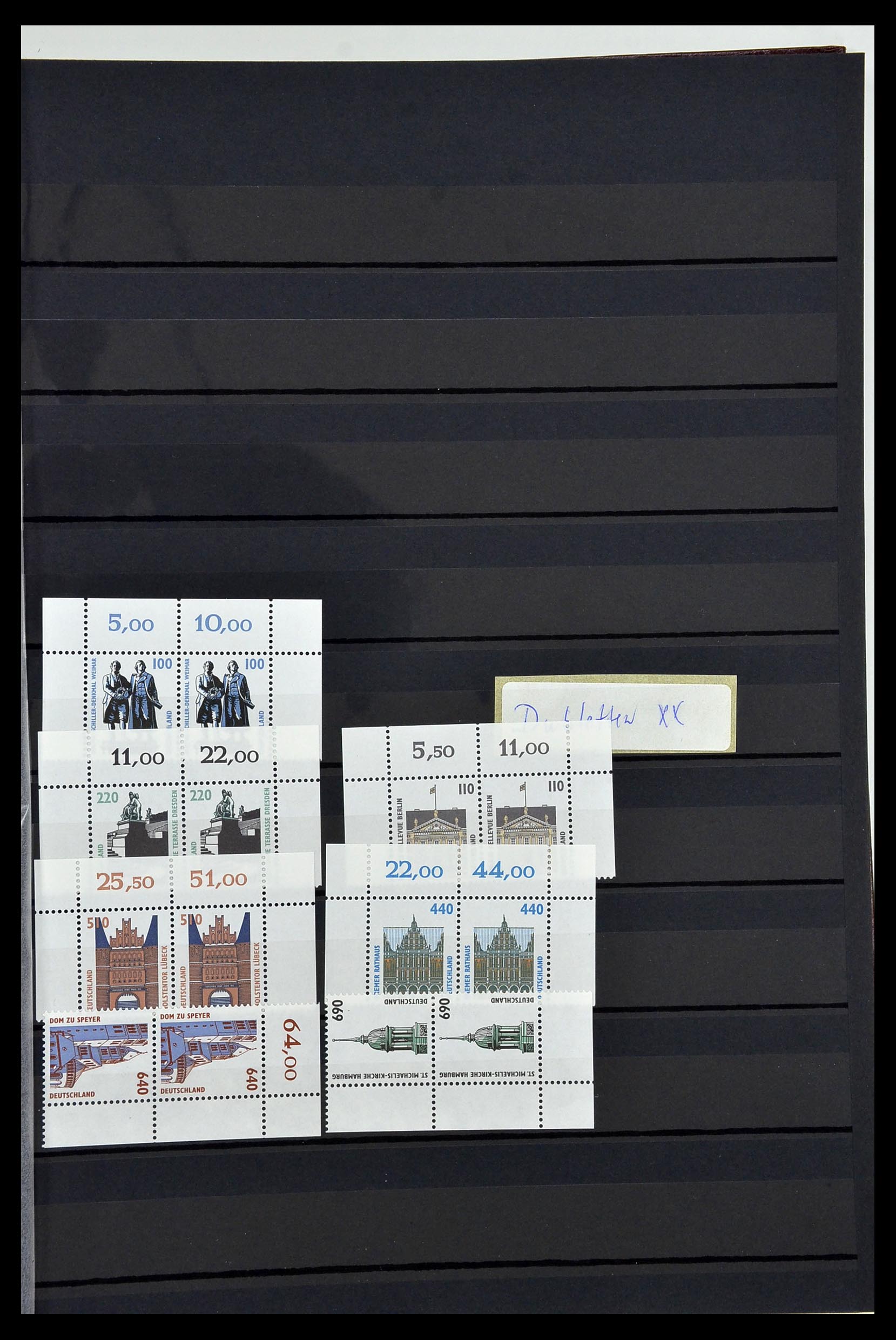 34003 045 - Postzegelverzameling 34003 Bundespost combinaties 1950-2020.