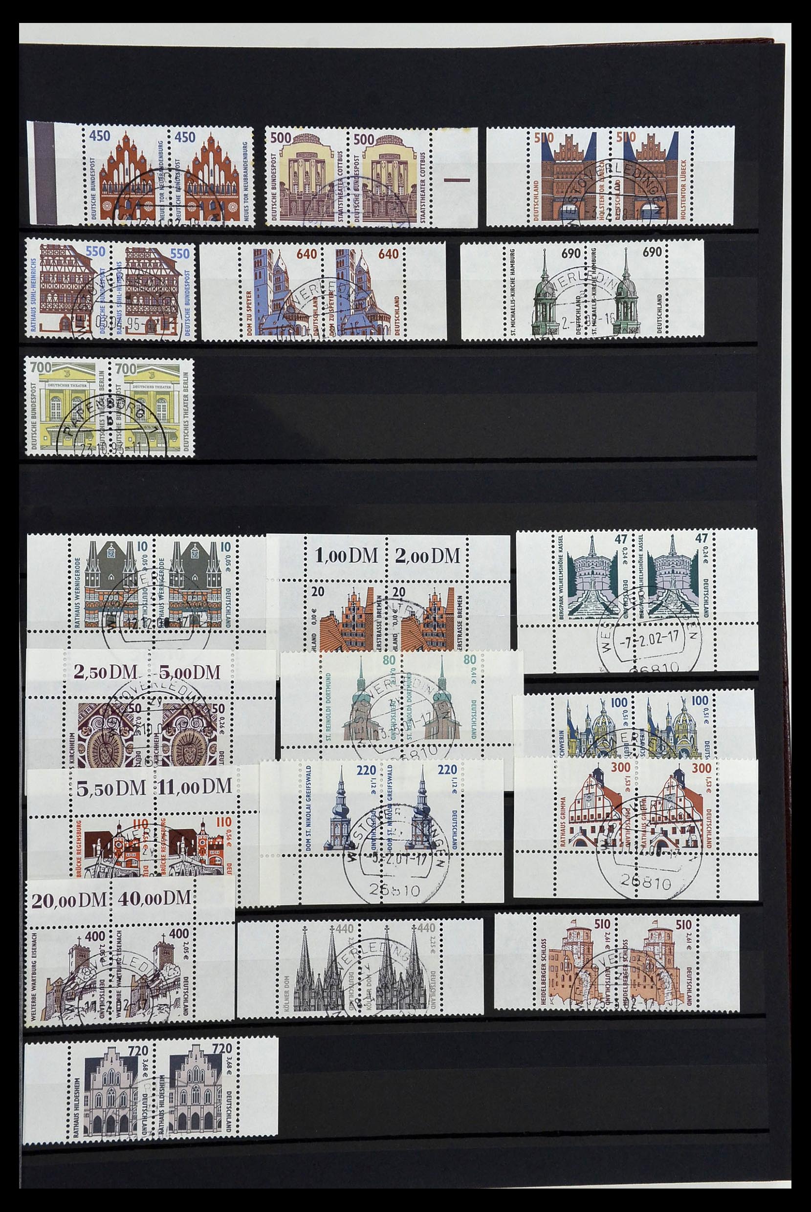 34003 046 - Postzegelverzameling 34003 Bundespost combinaties 1950-2020.