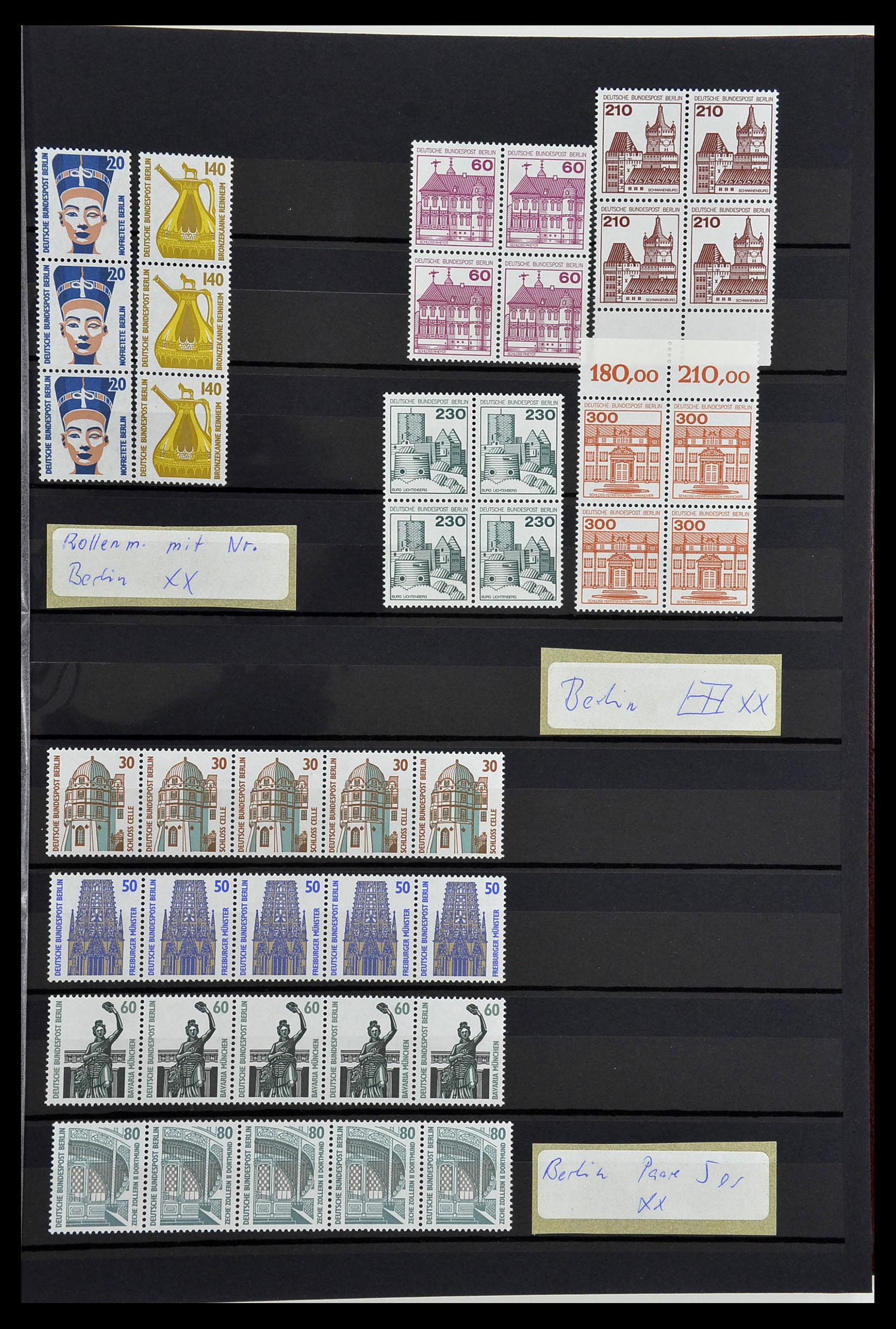 34003 049 - Postzegelverzameling 34003 Bundespost combinaties 1950-2020.