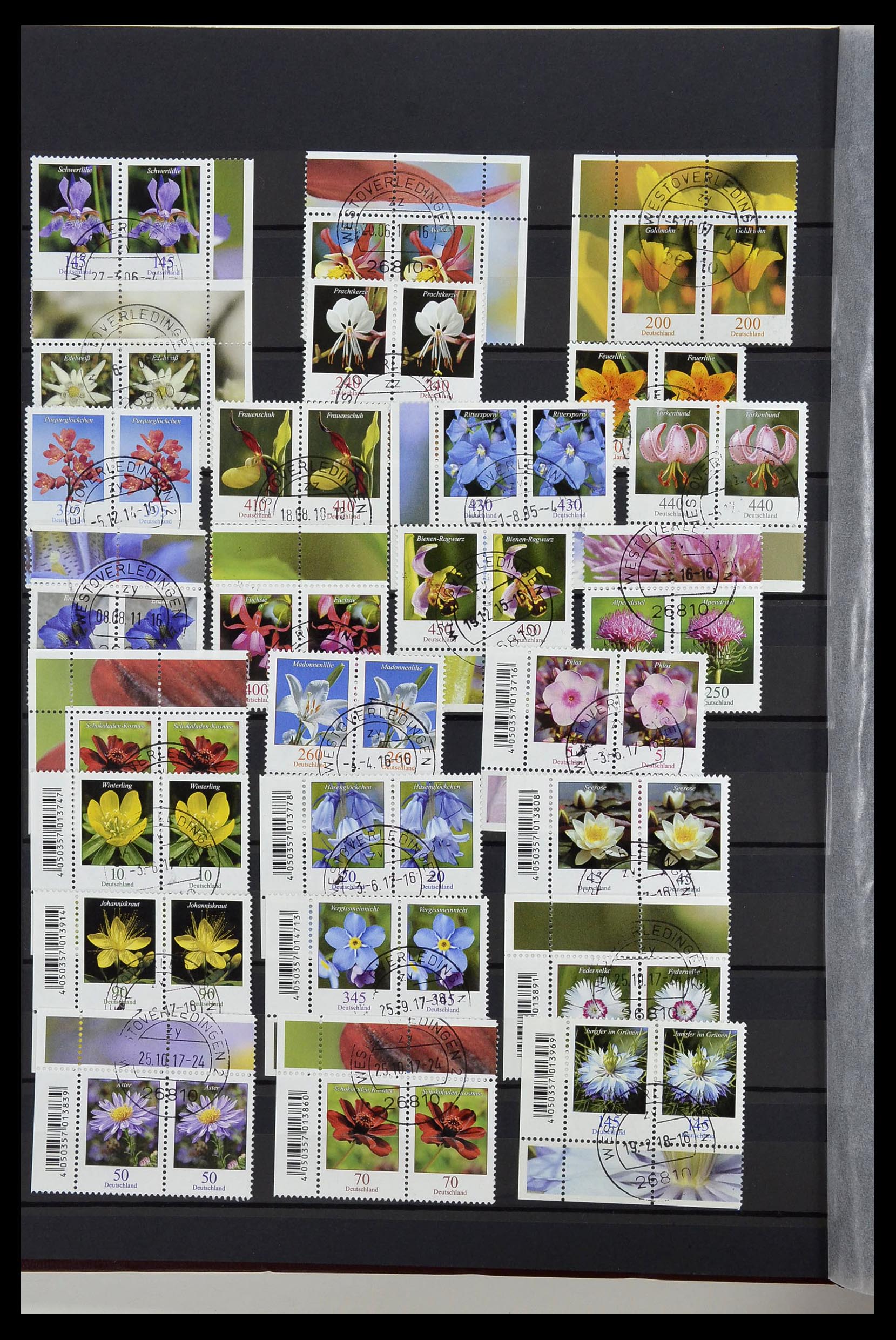 34003 052 - Postzegelverzameling 34003 Bundespost combinaties 1950-2020.